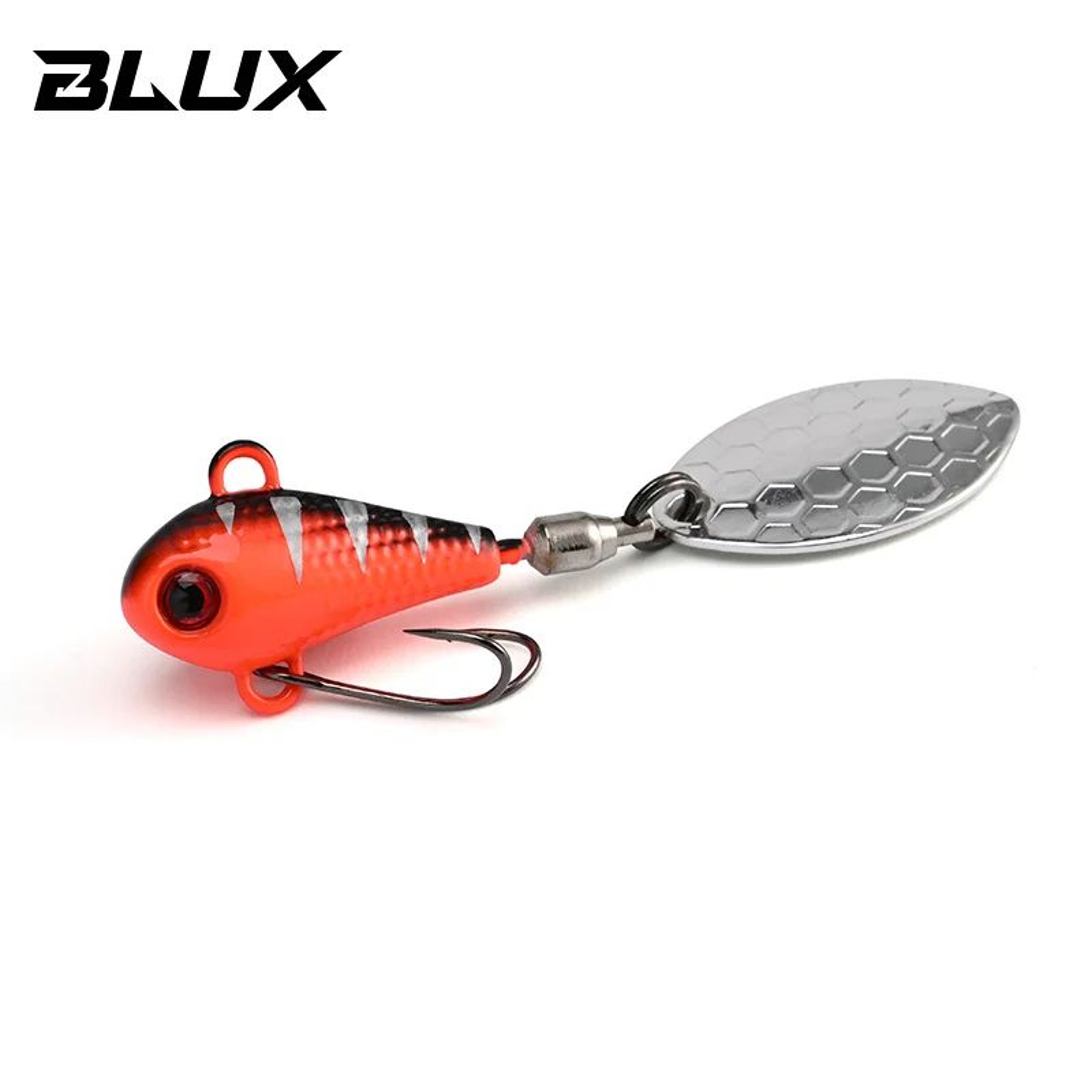 BLUX Spintail Jig Tail Spinner Lure LongCast Metal Vibe With Copper Blade 45g7g11g 9