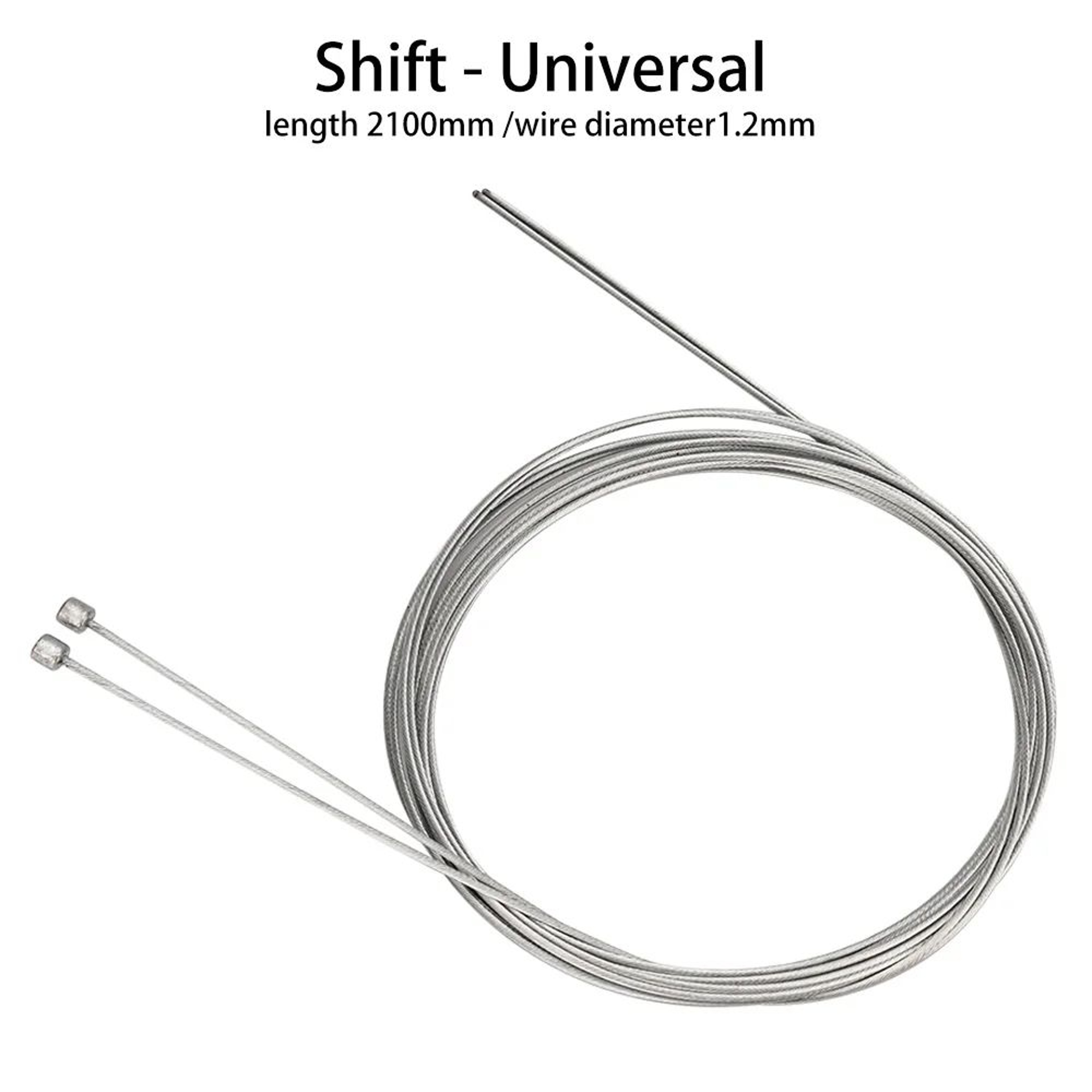 ZTTO Stainless Steel Bike Shift Cable Set 2100mm  Smooth MTBRoad Shifting  Braking Inner Cable 6