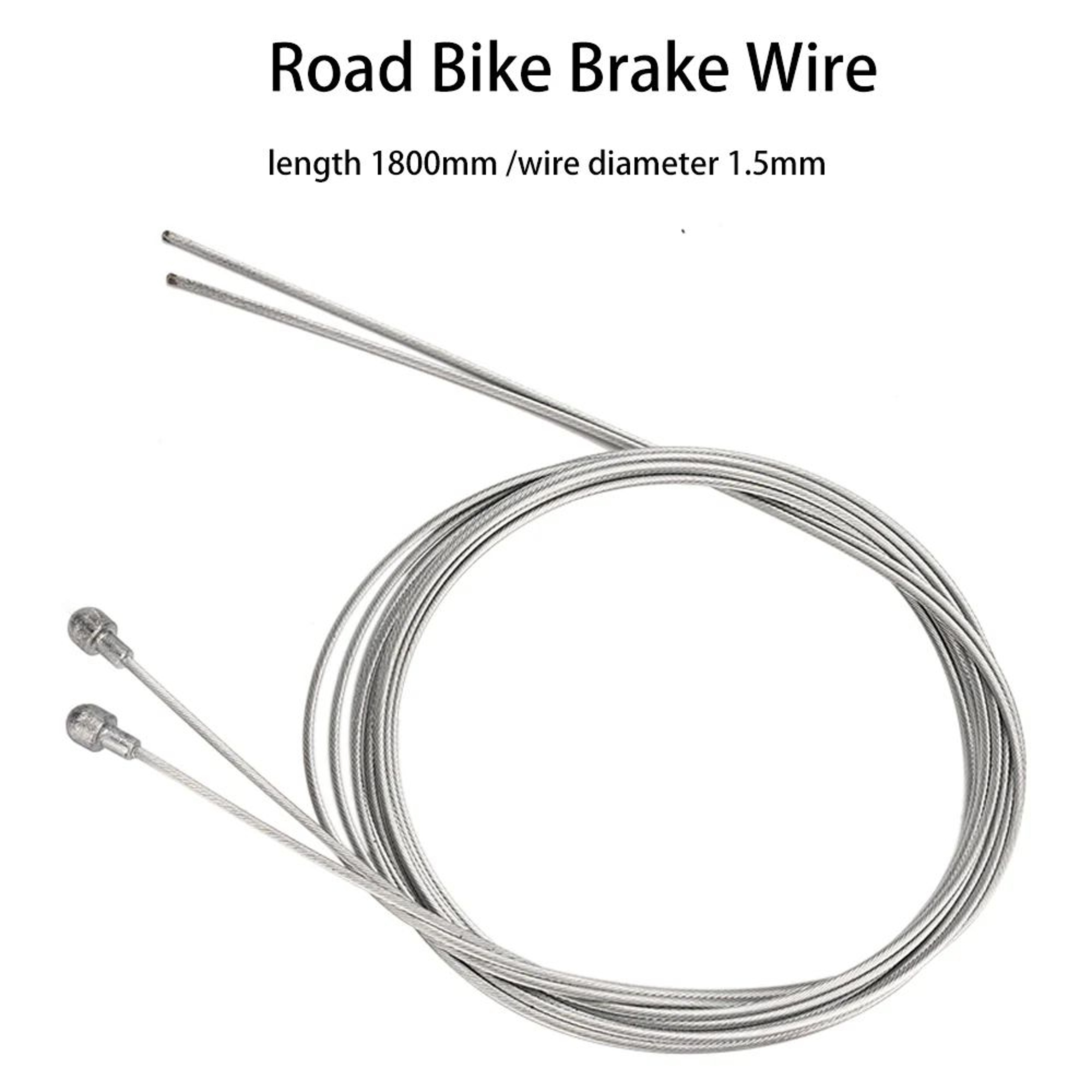 ZTTO Stainless Steel Bike Shift Cable Set 2100mm  Smooth MTBRoad Shifting  Braking Inner Cable 7