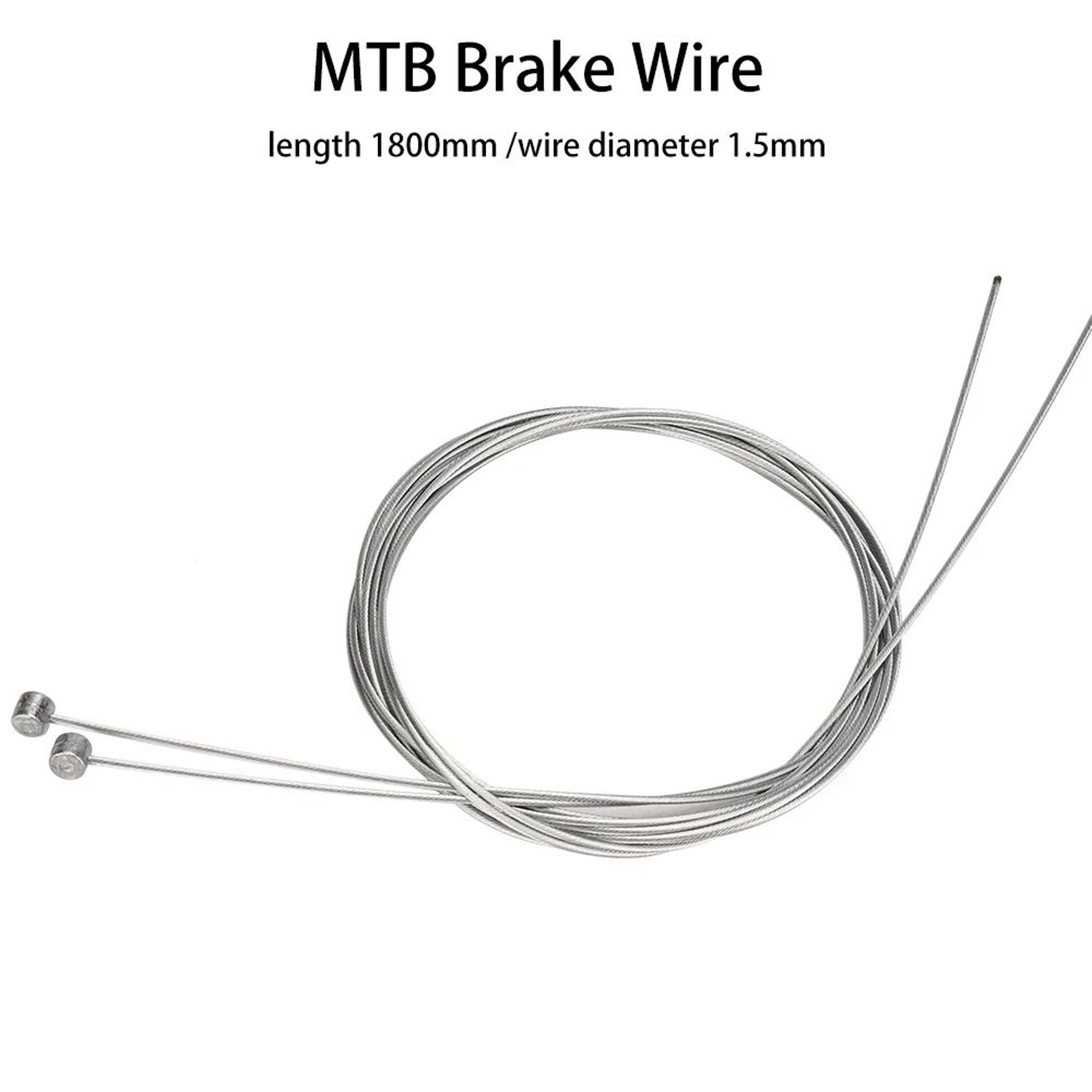 ZTTO Stainless Steel Bike Shift Cable Set 2100mm  Smooth MTBRoad Shifting  Braking Inner Cable 8