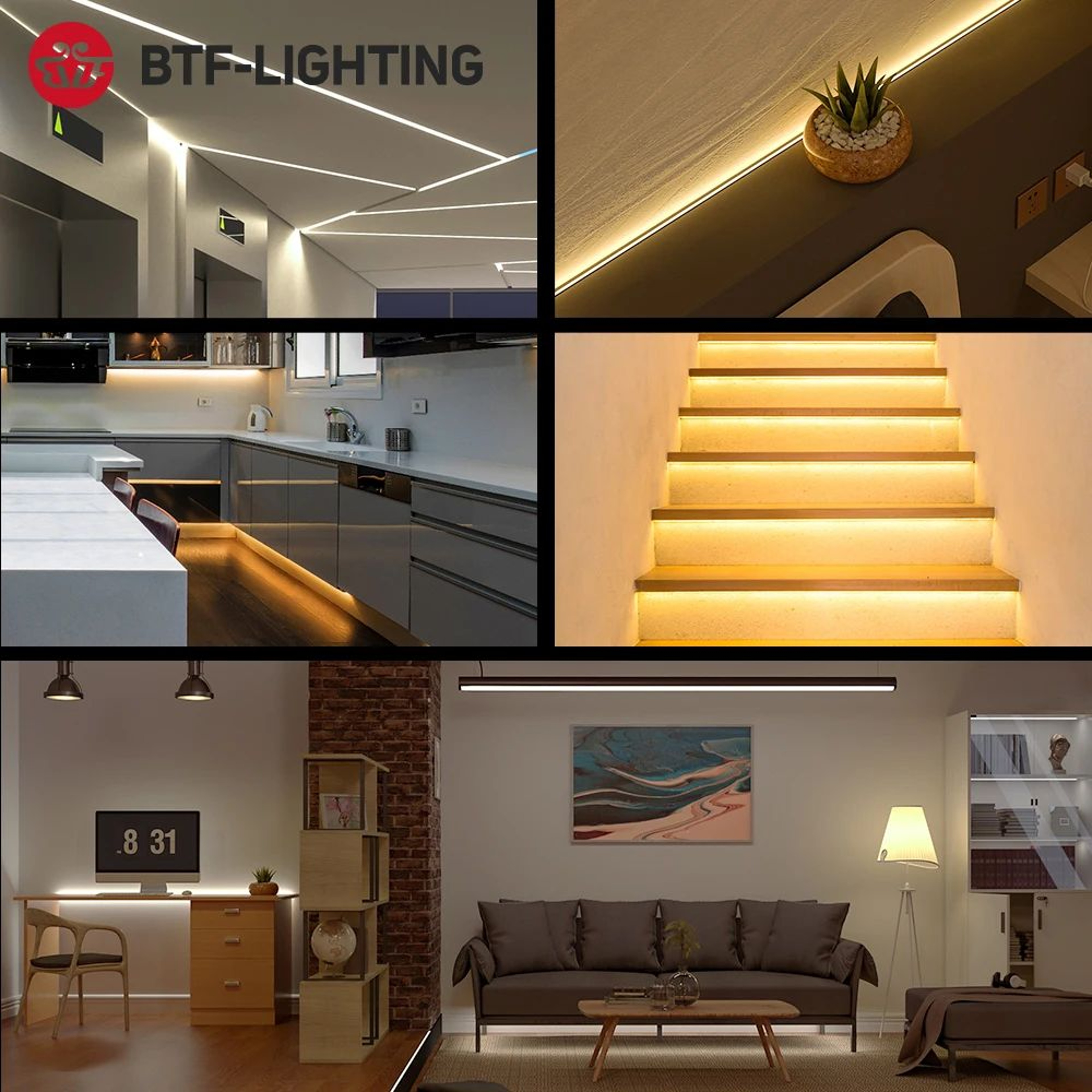 FCOB HighDensity COB LED Strip Light RA90 12V24V Linear Dimmable  WarmNaturalCool White 5
