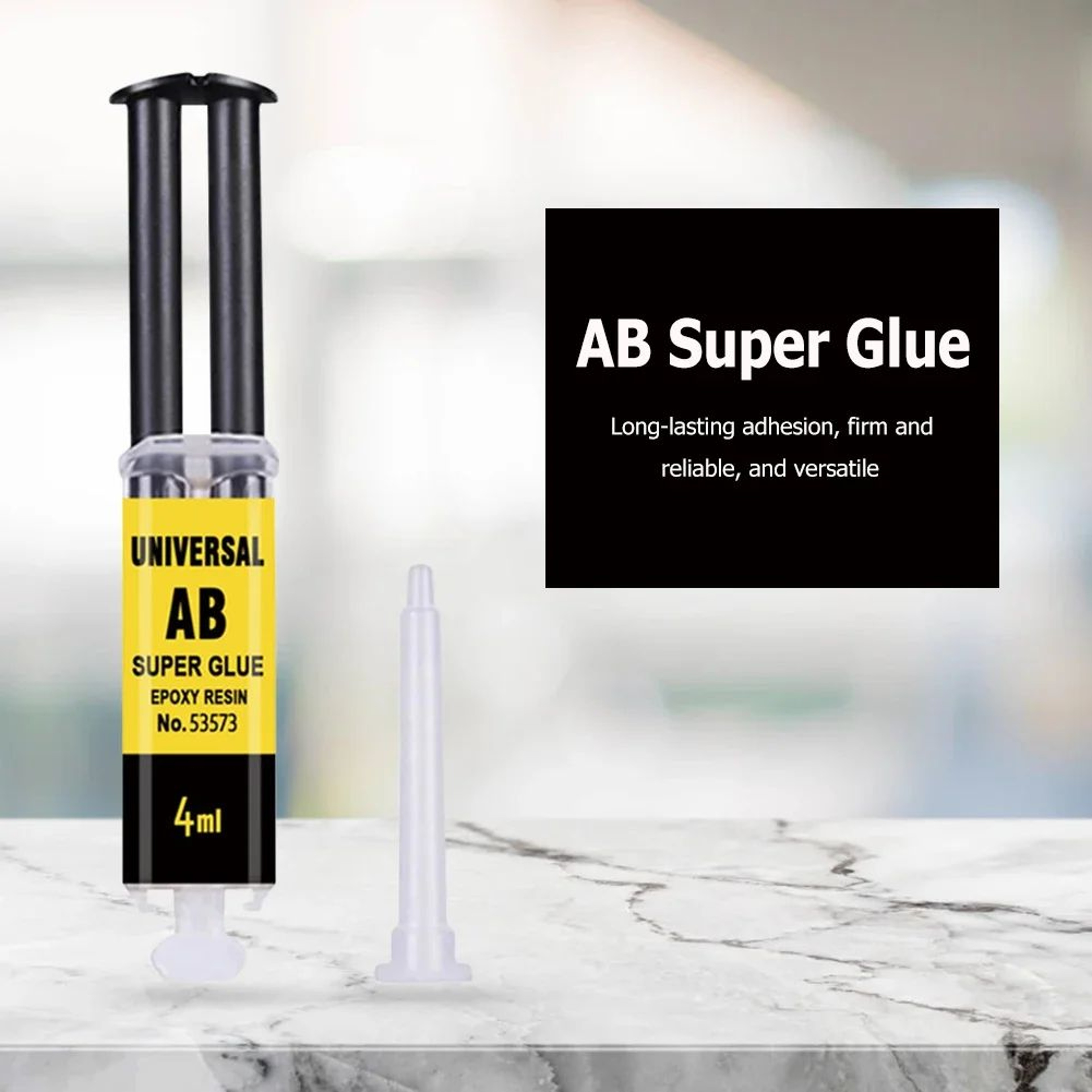 Universal AB Epoxy Glue For Waterproof Repairs  2Part Strong Adhesive For Glass Metal Ceramic  Wood 0