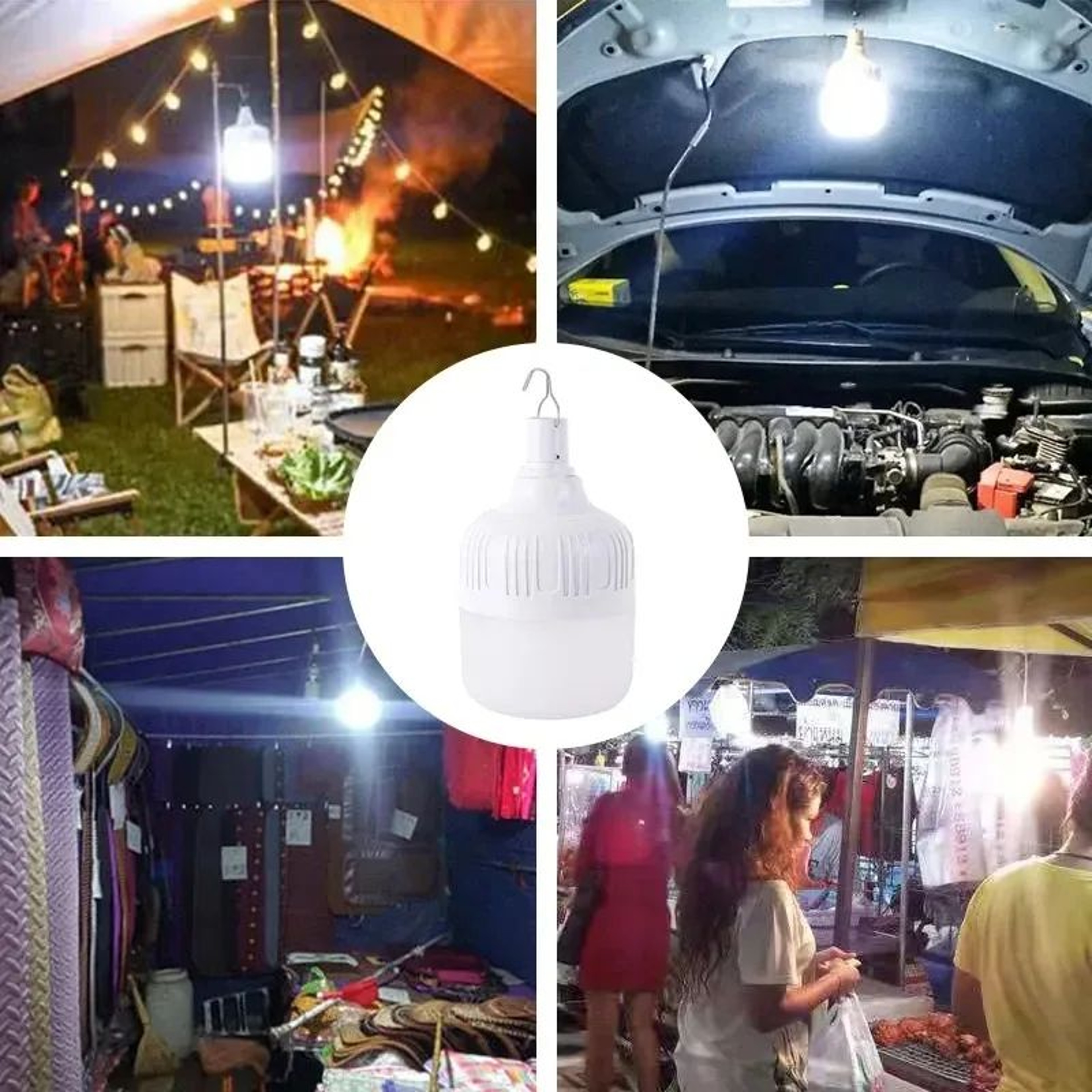 Rechargeable Camping Light USB Hanging LED Tent Light Hook Lantern For Tents And Emergencies 5