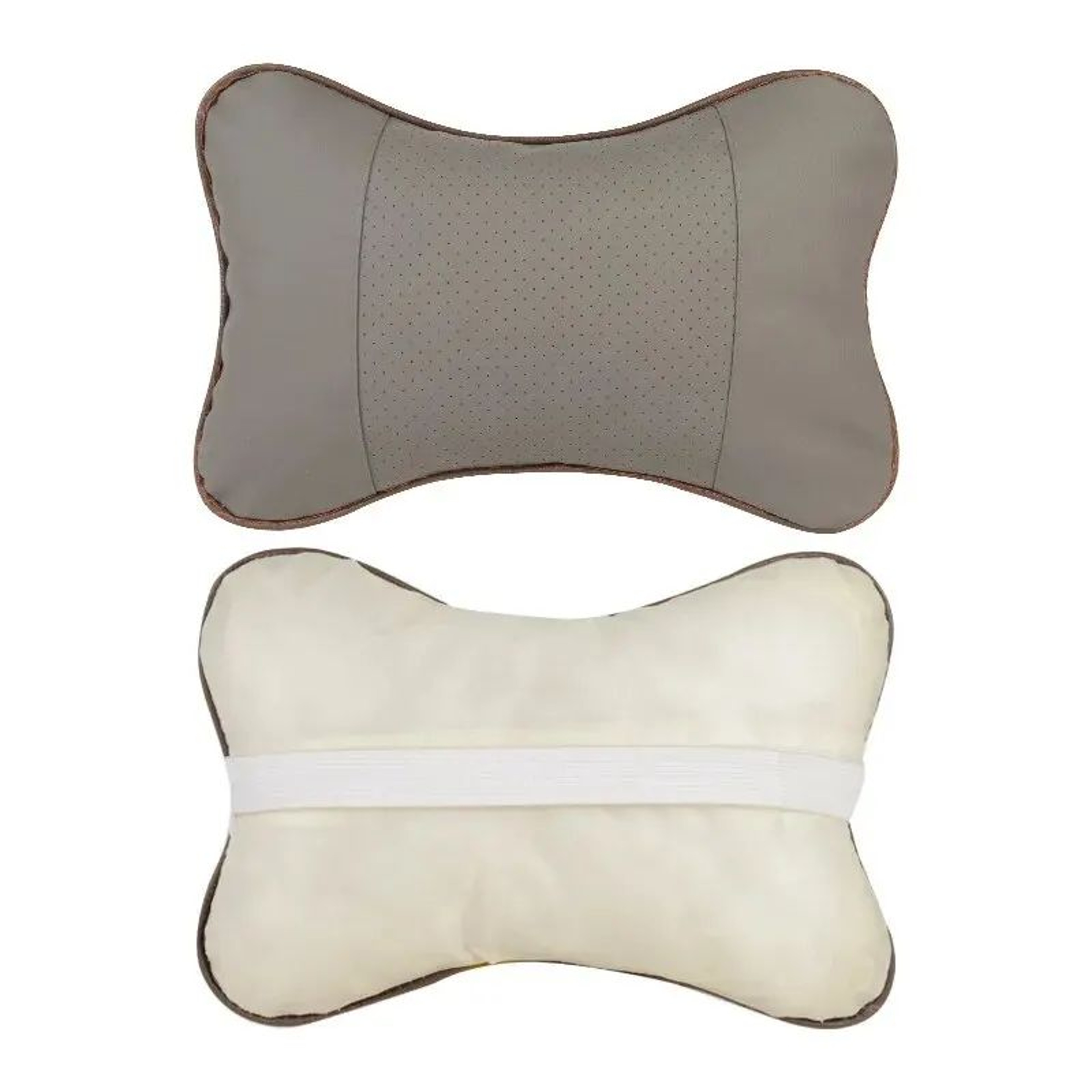 PU Leather Car Neck Pillow Headrest Cushion For Comfortable Neck Support 4