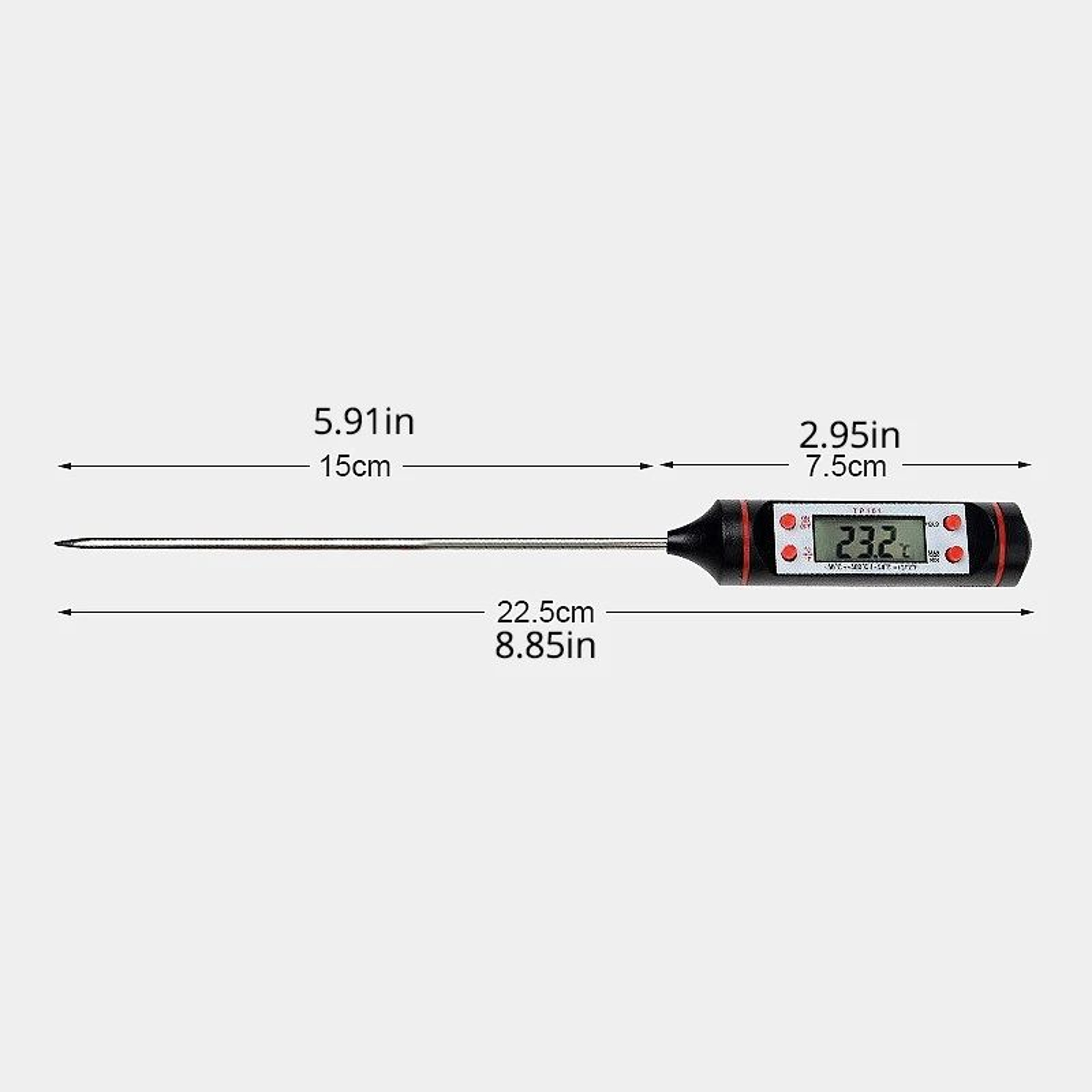 Digital Kitchen Probe Thermometer For Cooking Baking  BBQ  Stainless Steel Food Temperature Reader 5