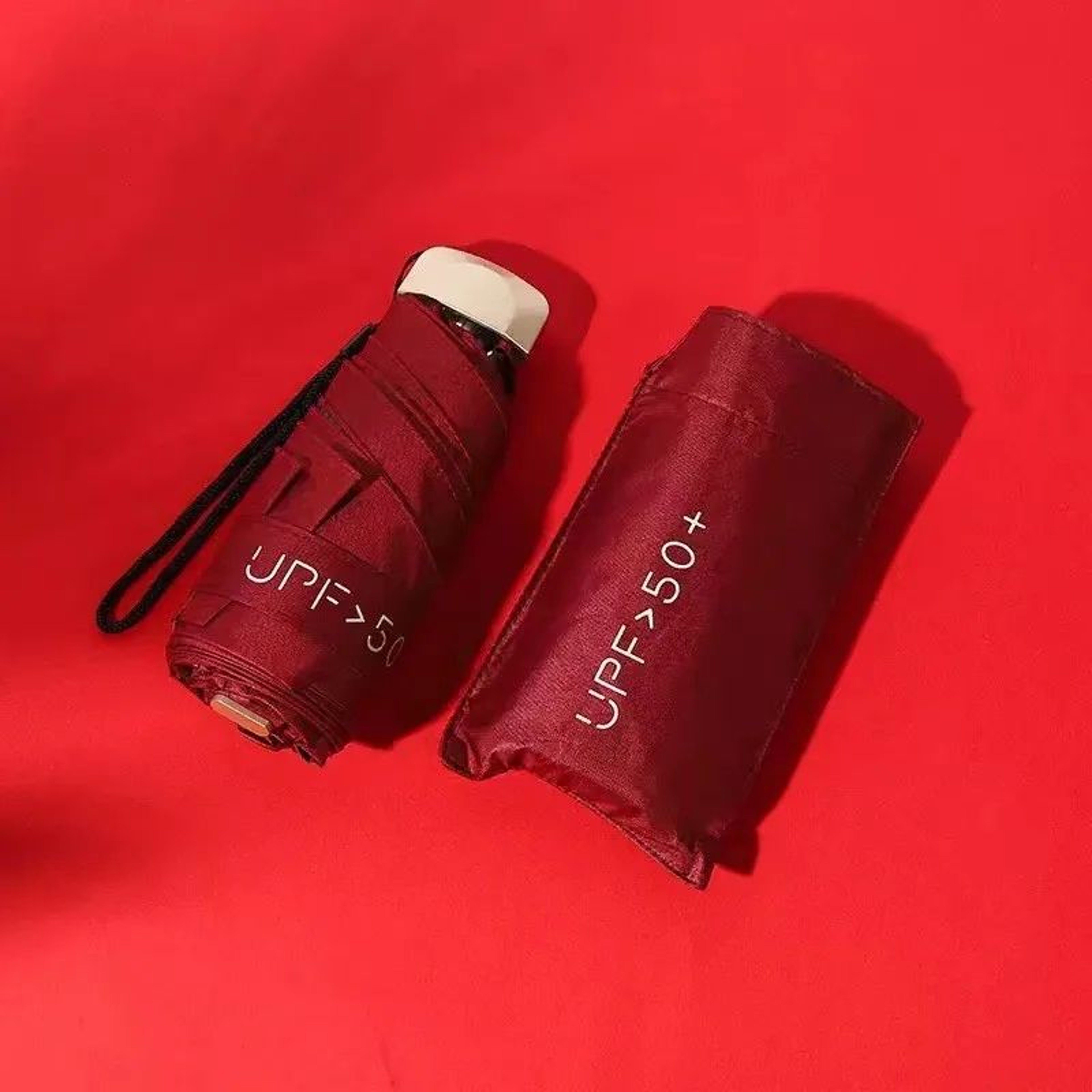Mini FiveFold UV Protection Umbrella UltraCompact Mini Folding Umbrella For Travel  Daily Commutes 10