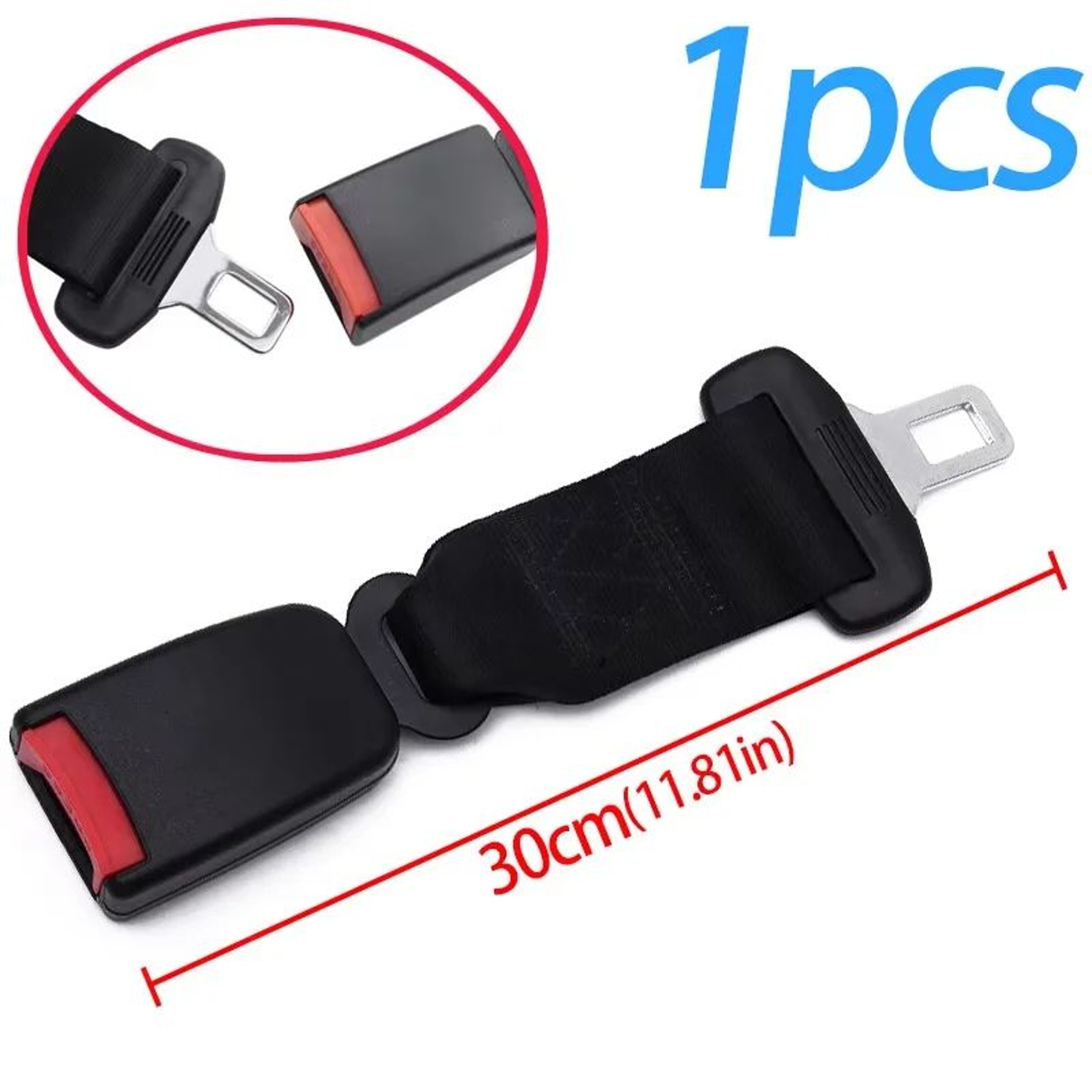 Universal Seat Belt Extender Buckle Plug Straight Insert  Quickfit Seat Belt Buckle Extender For A  12