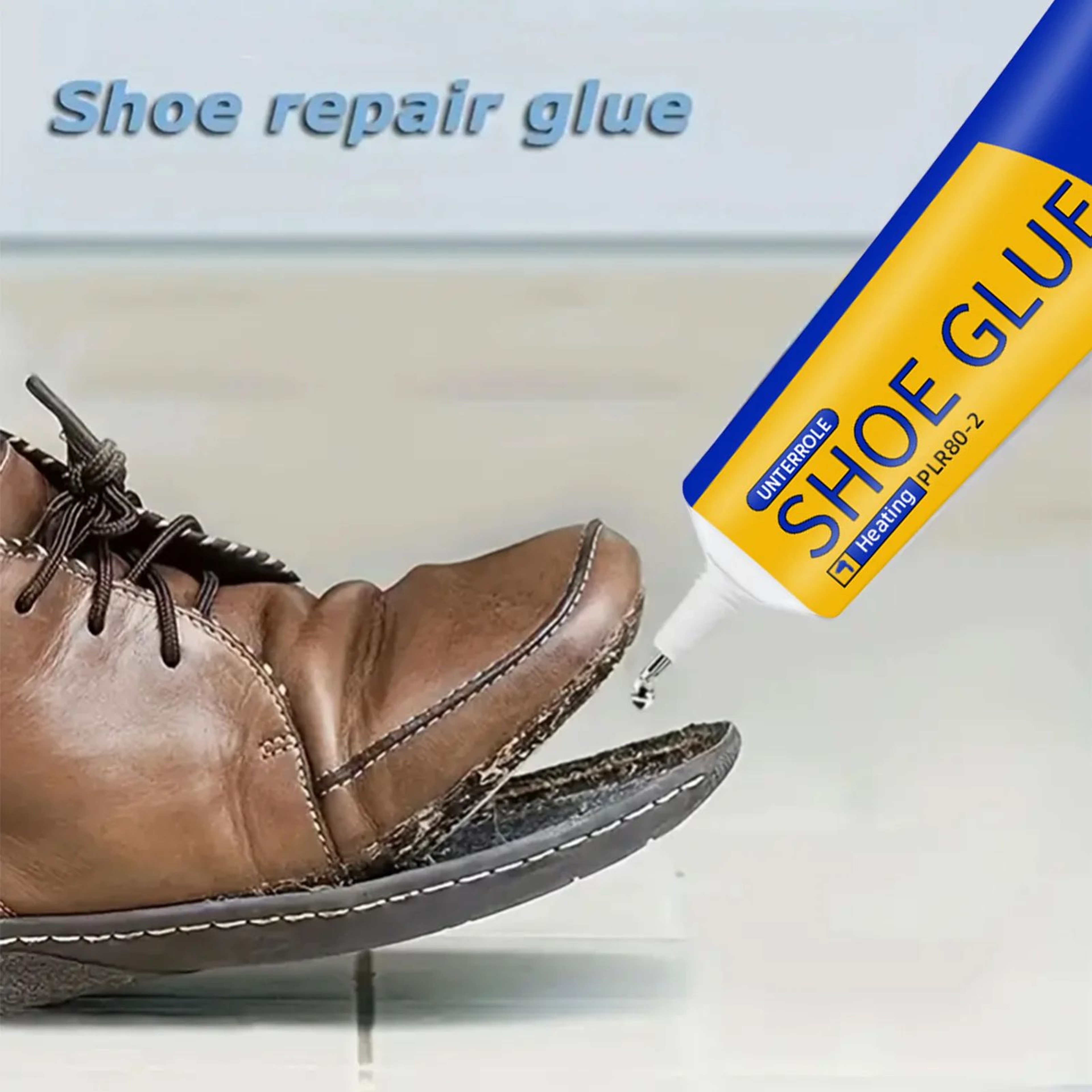 Clear Flexible Shoe Repair Glue For Soles  Boots  Low Odor Strong SoftResin Bond 1