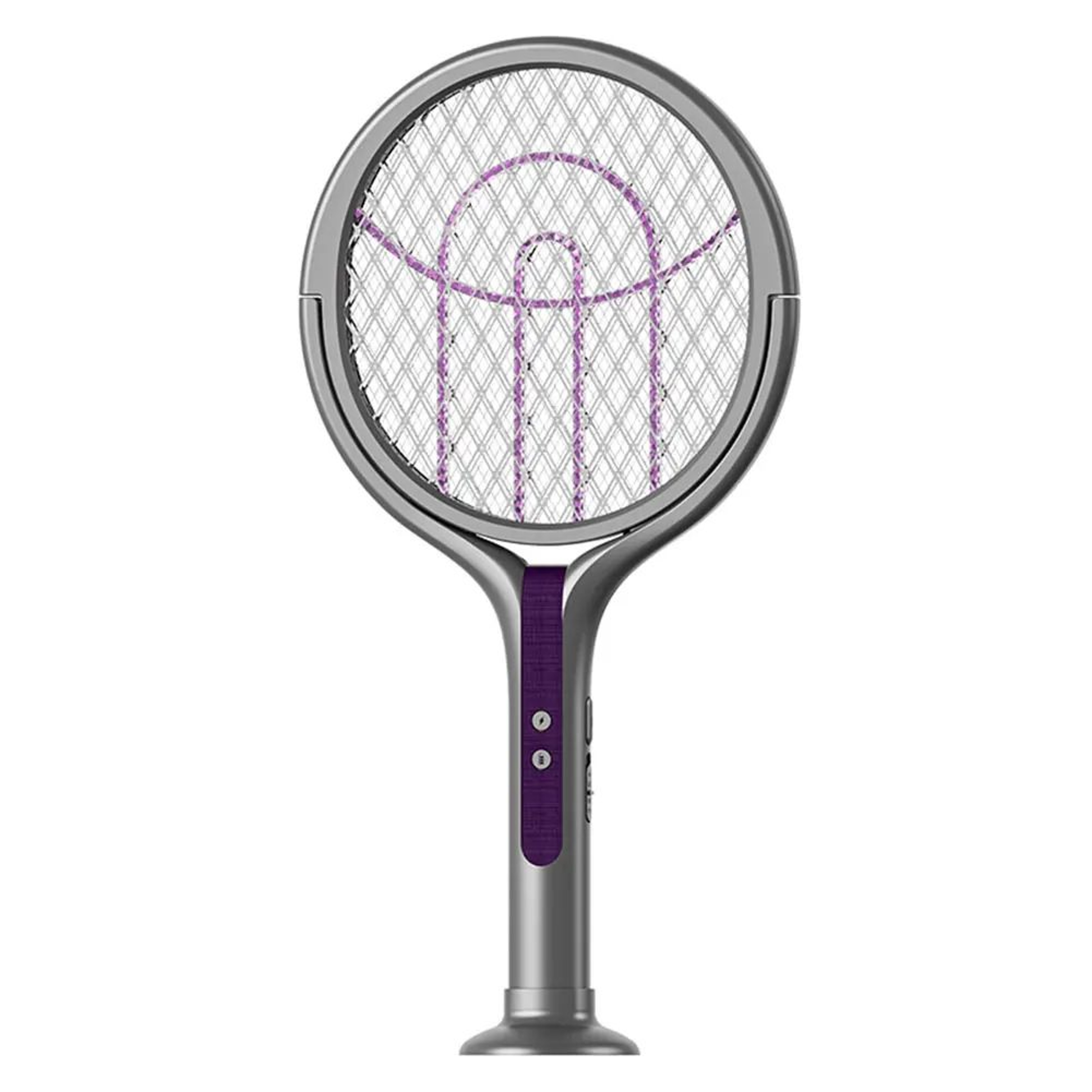 2in1 Rechargeable Mosquito Swatter And Trap Lamp For Home Electric Bug Zapper Racket 6