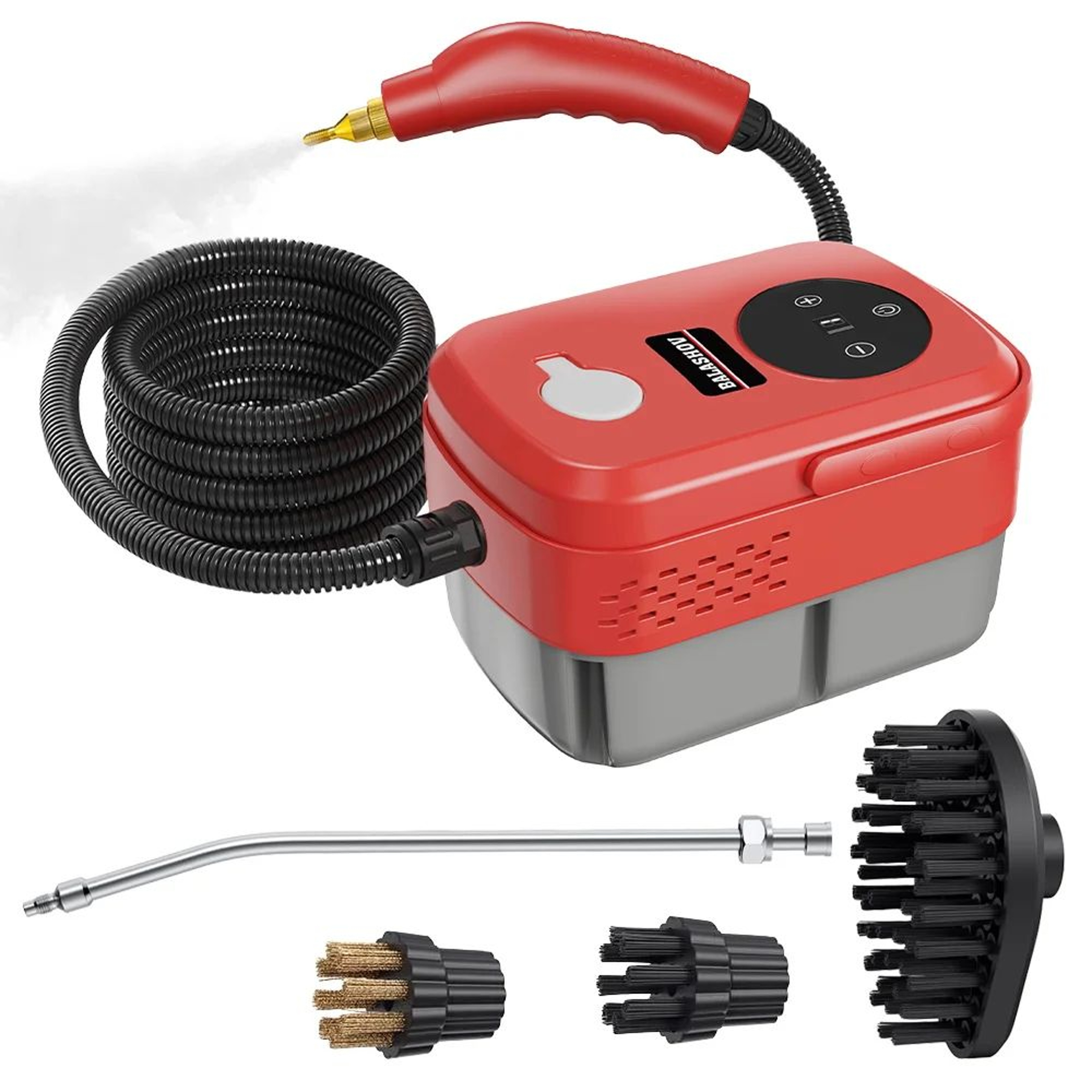2500W High Pressure Steam Cleaner Handheld DeepClean Steamer For Kitchen Car  AC 6