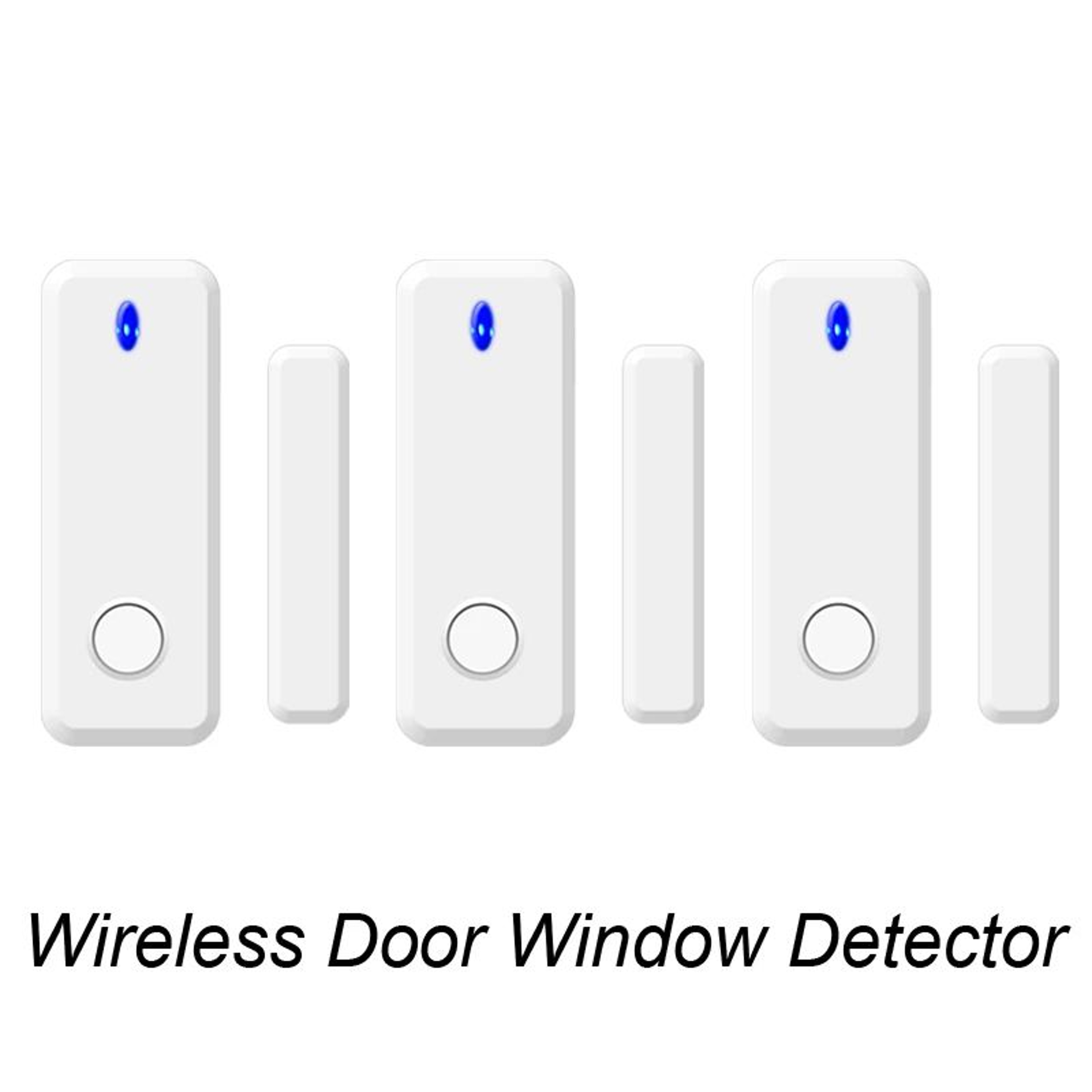 433MHz Wireless Door Window Sensor Door Open Detector For Smart Burglar Alarm Systems G03G12G30G50G 7
