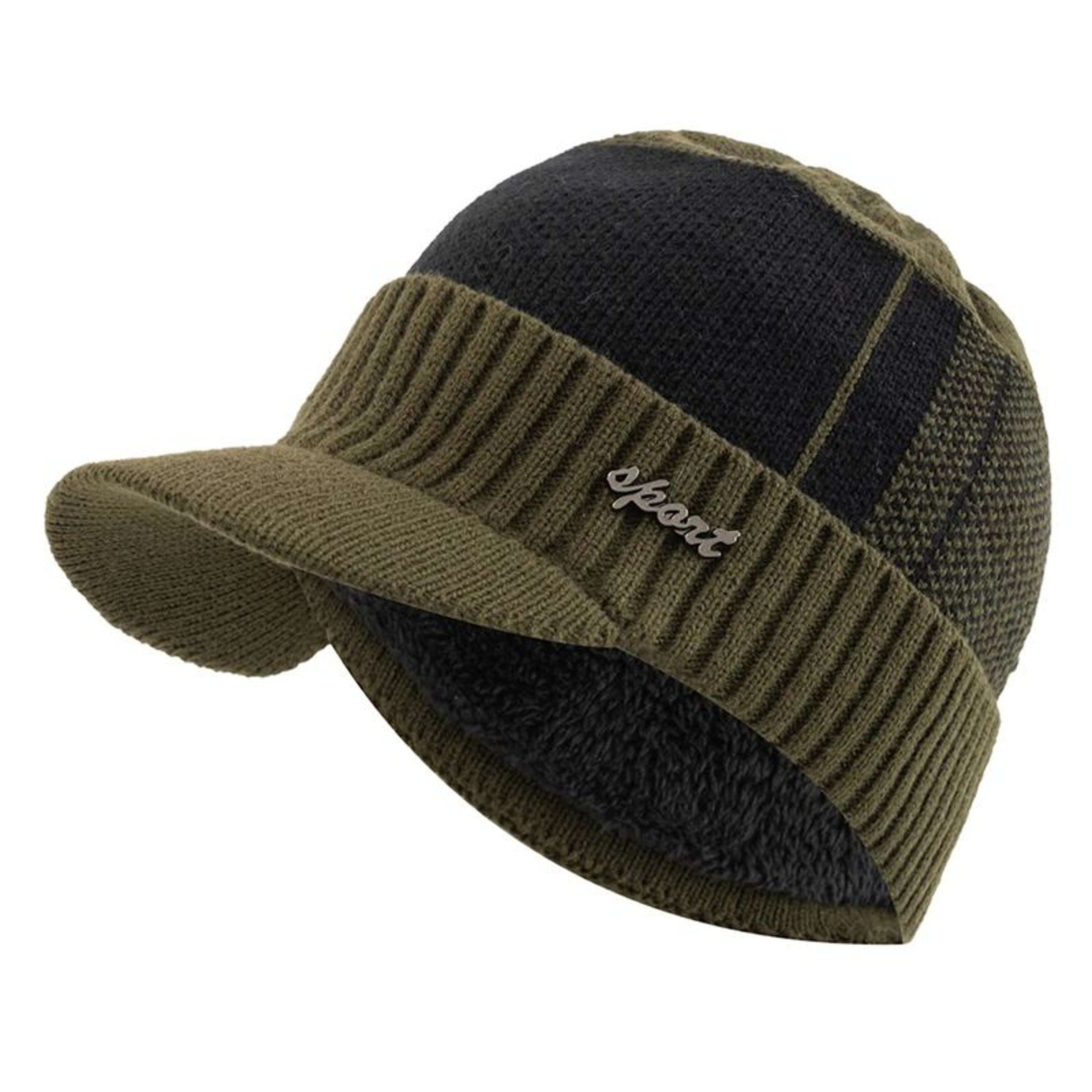 Fur Lined Beanie With Brim  Unisex Winter Hat With Brim For Warm WindBlocking Comfort 11