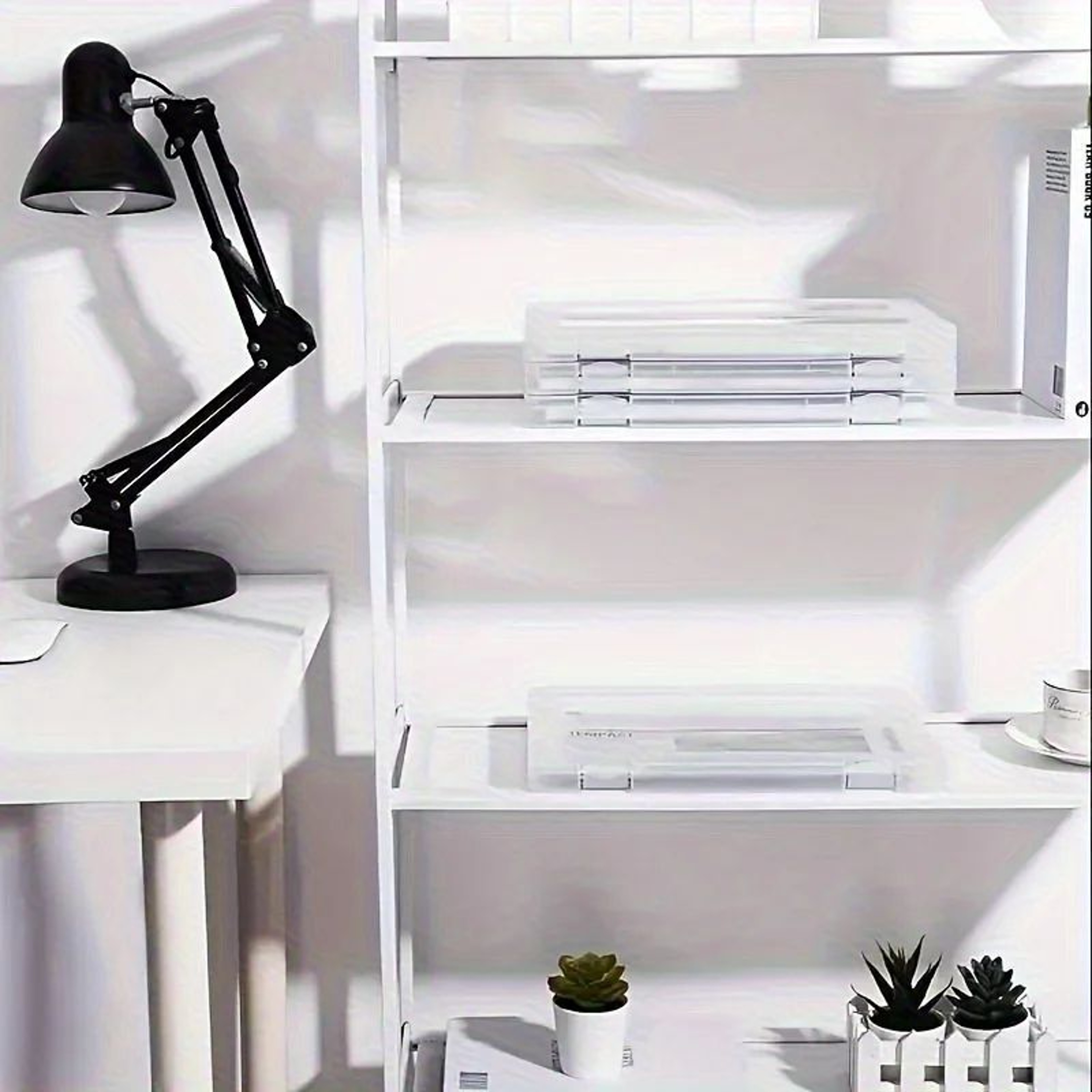 ClearStack 3Piece Transparent Plastic Storage Box Set With TightSeal Lids For Documents  Cards 4