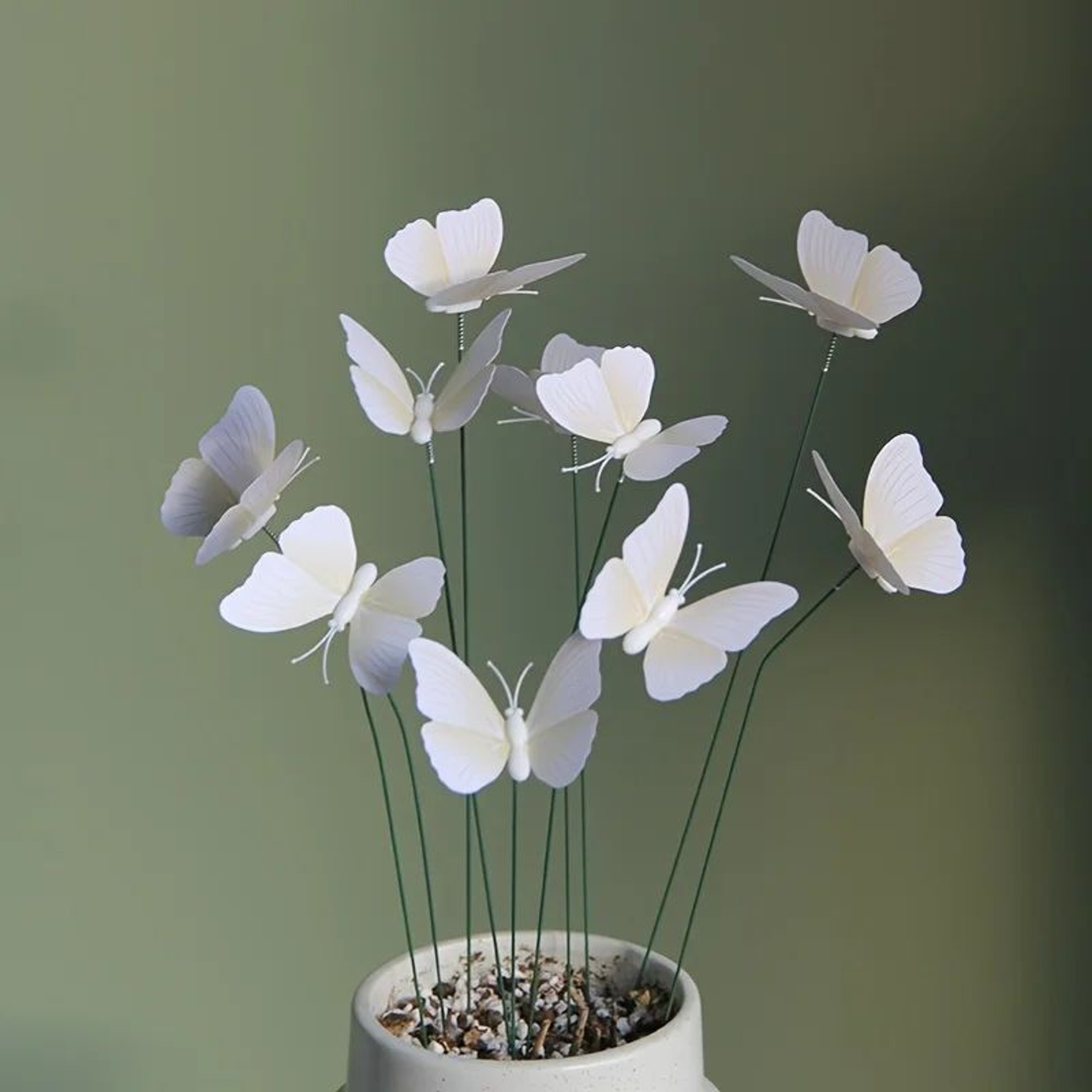 20Pack Realistic Butterfly Garden Stakes For Pots Planters  Outdoor Yard Decor 3