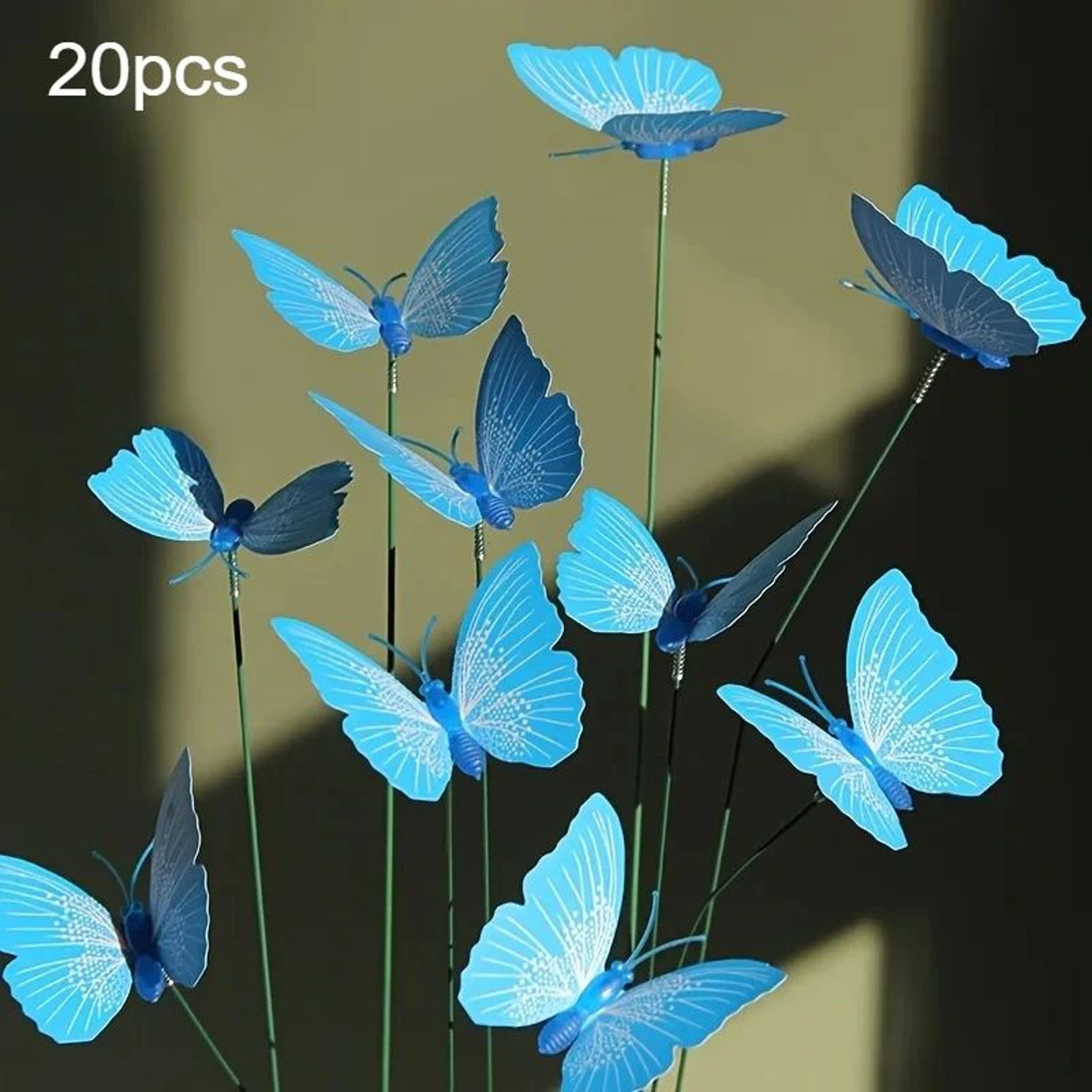 20Pack Realistic Butterfly Garden Stakes For Pots Planters  Outdoor Yard Decor 7
