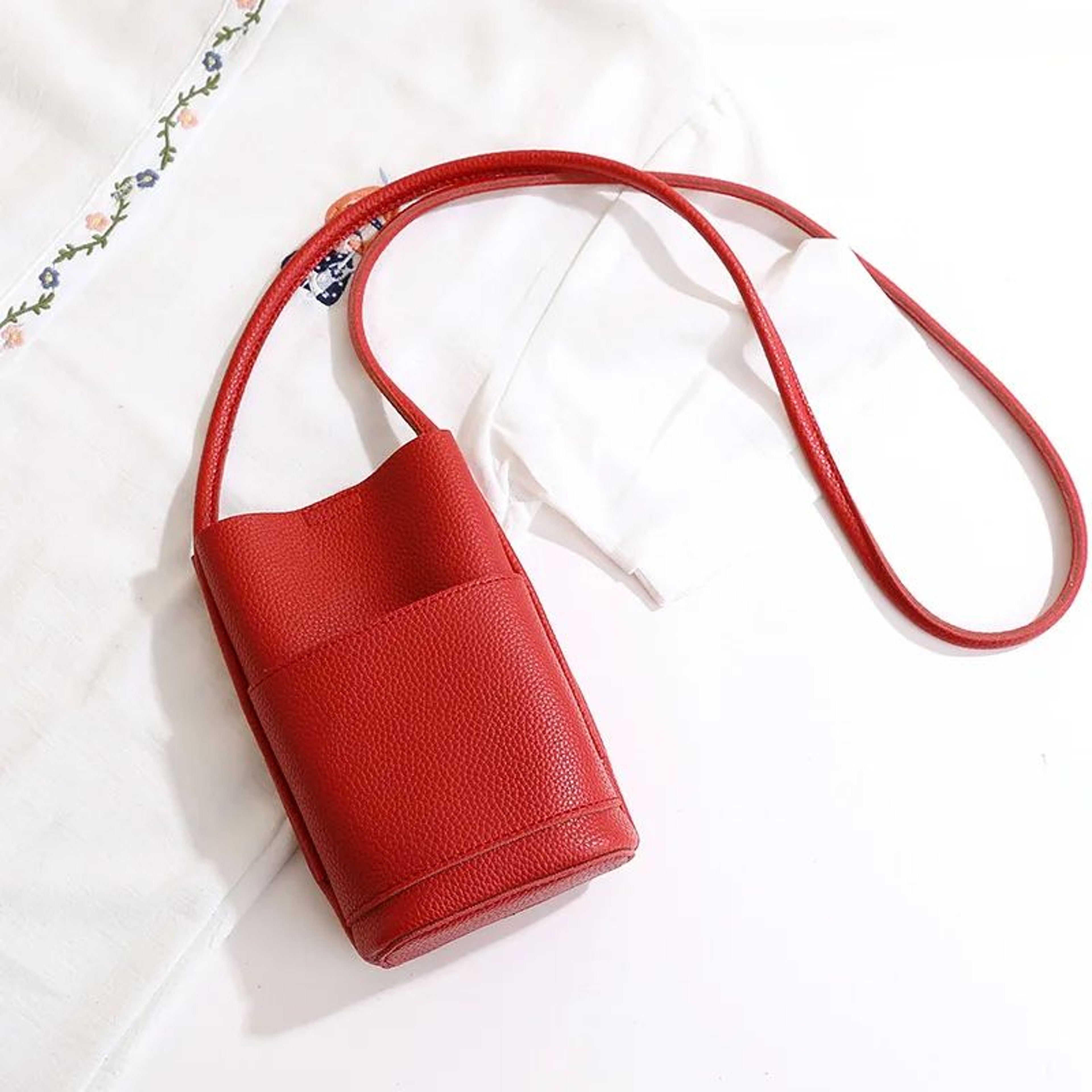 Everyday Chic Womens Crossbody Bag  PU Leather Flap Handbag With Secure Hasp 11