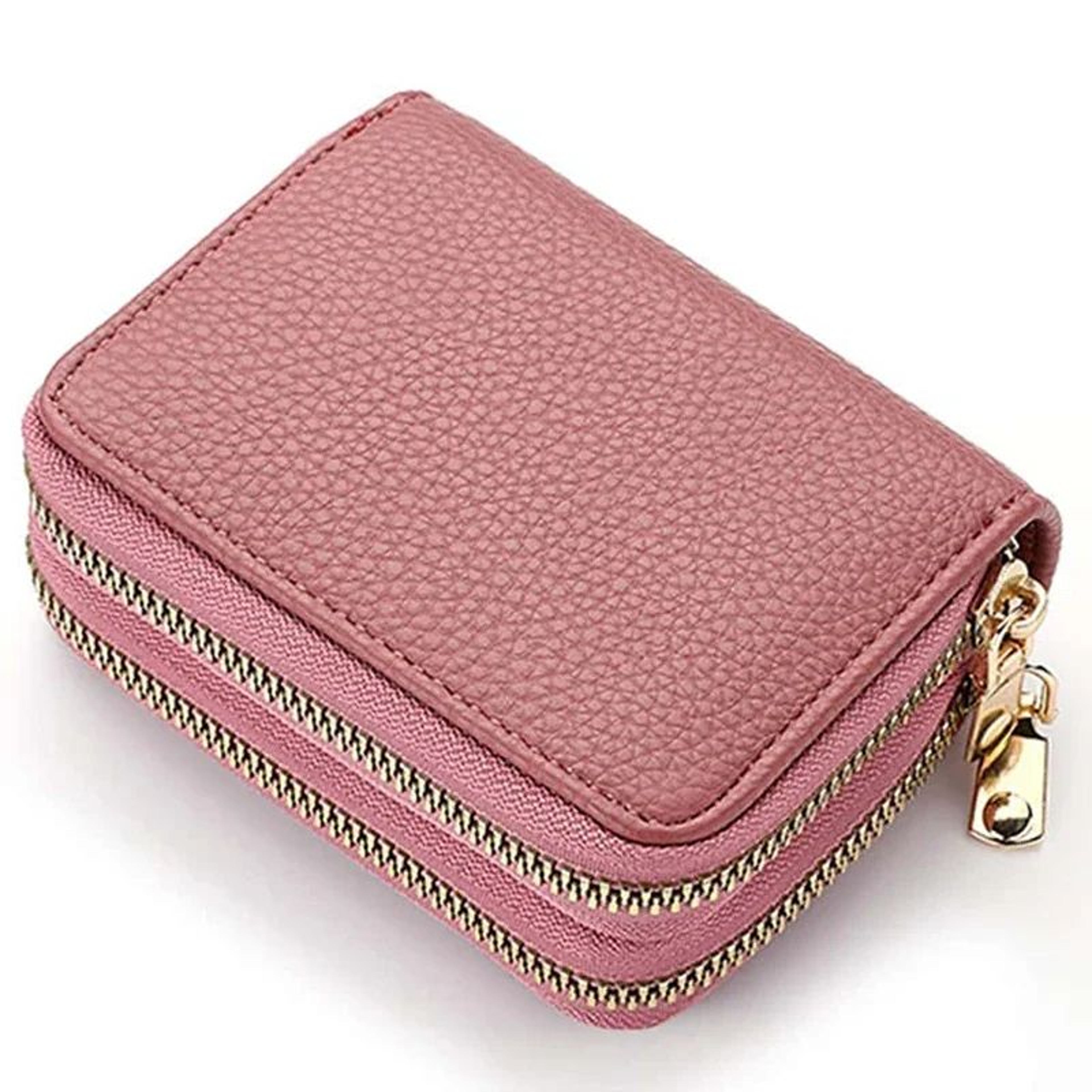 Compact Womens Wallet In PU Leather Wallet Design  Zipper Coin Pocket  Card Holder 11