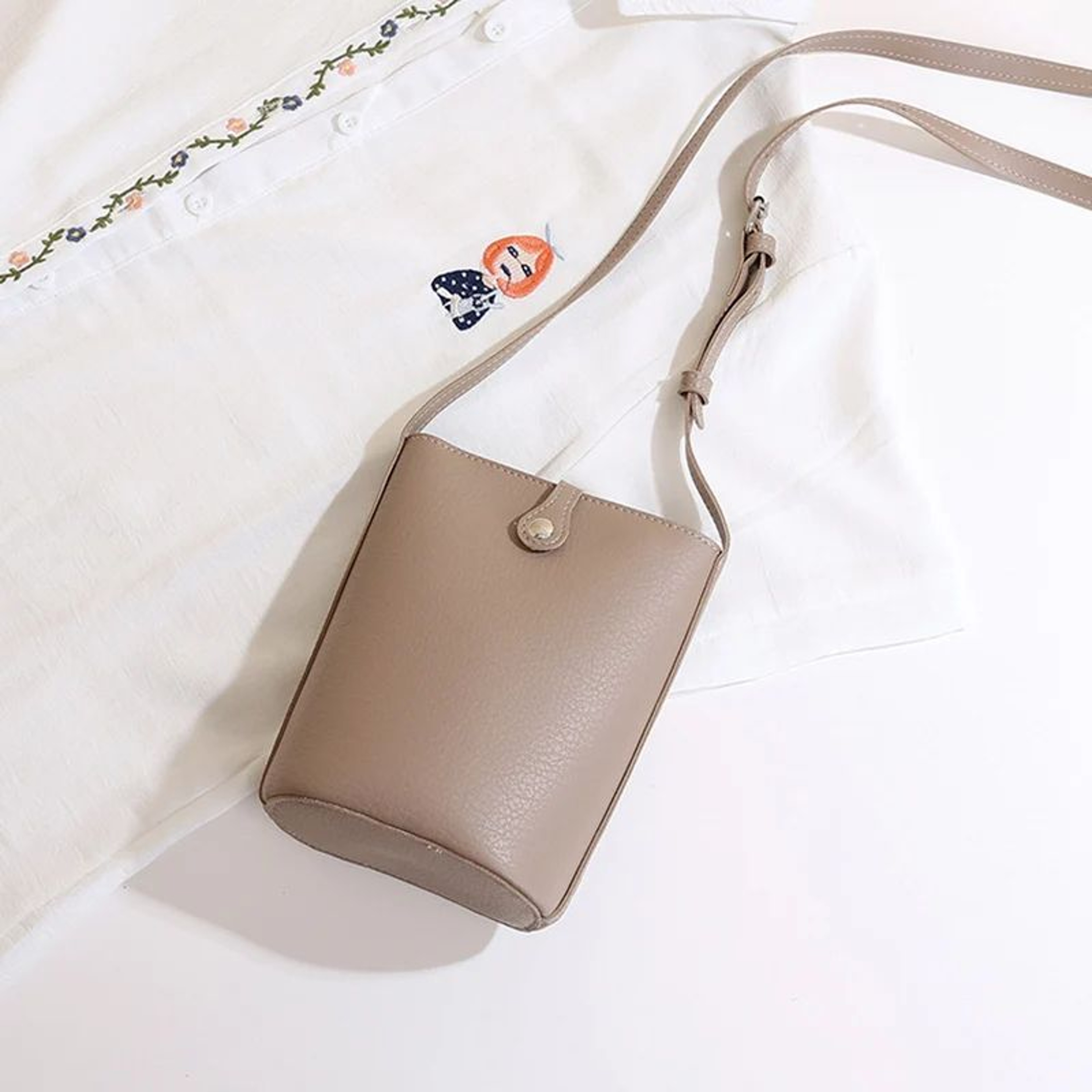 Elegant Everyday Womens Soft PU Leather Handbag  Large Capacity Shoulder  Crossbody Bag 8