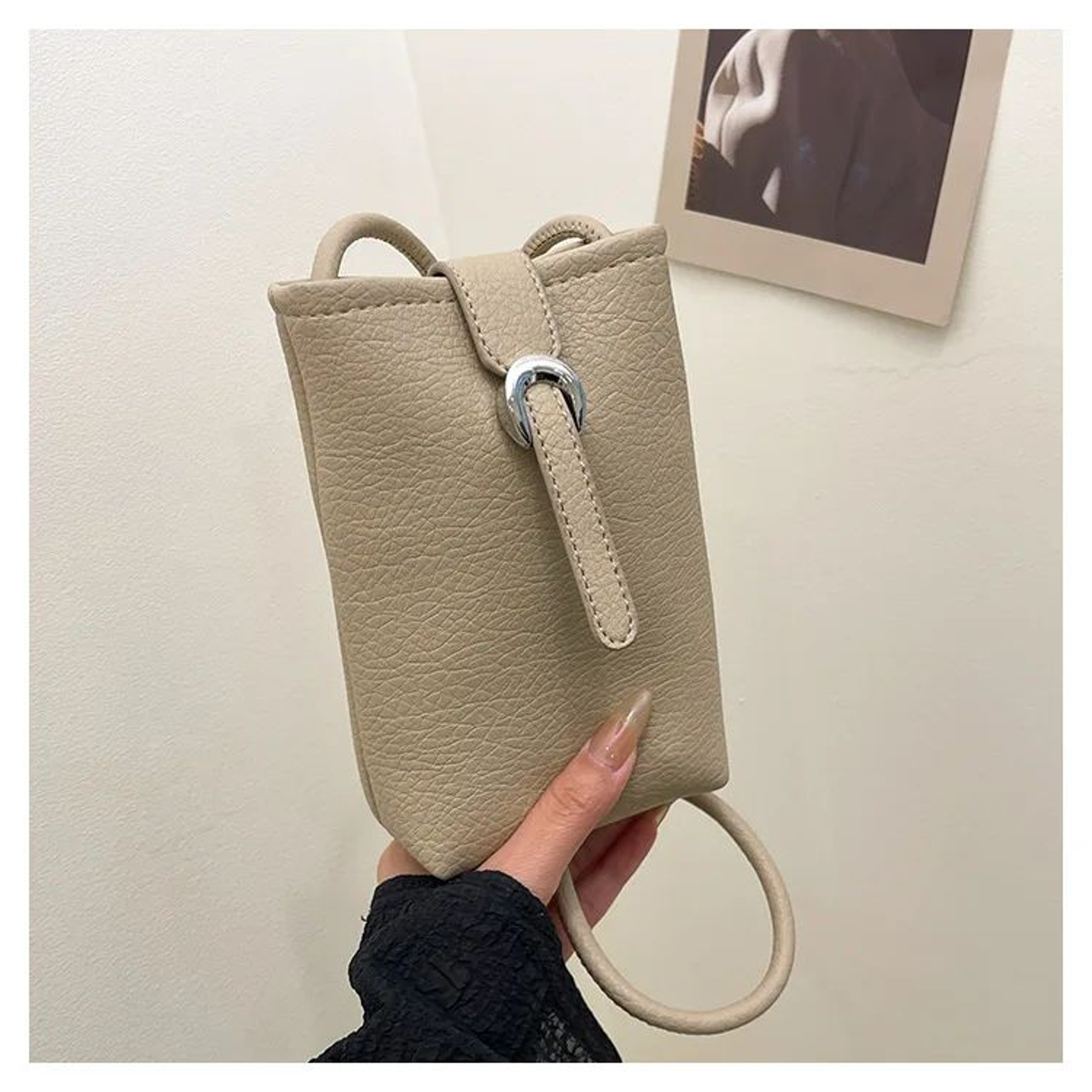 Everyday Carry PU Leather Shoulder Bag For Women  Large Capacity Crossbody Phone Purse 11