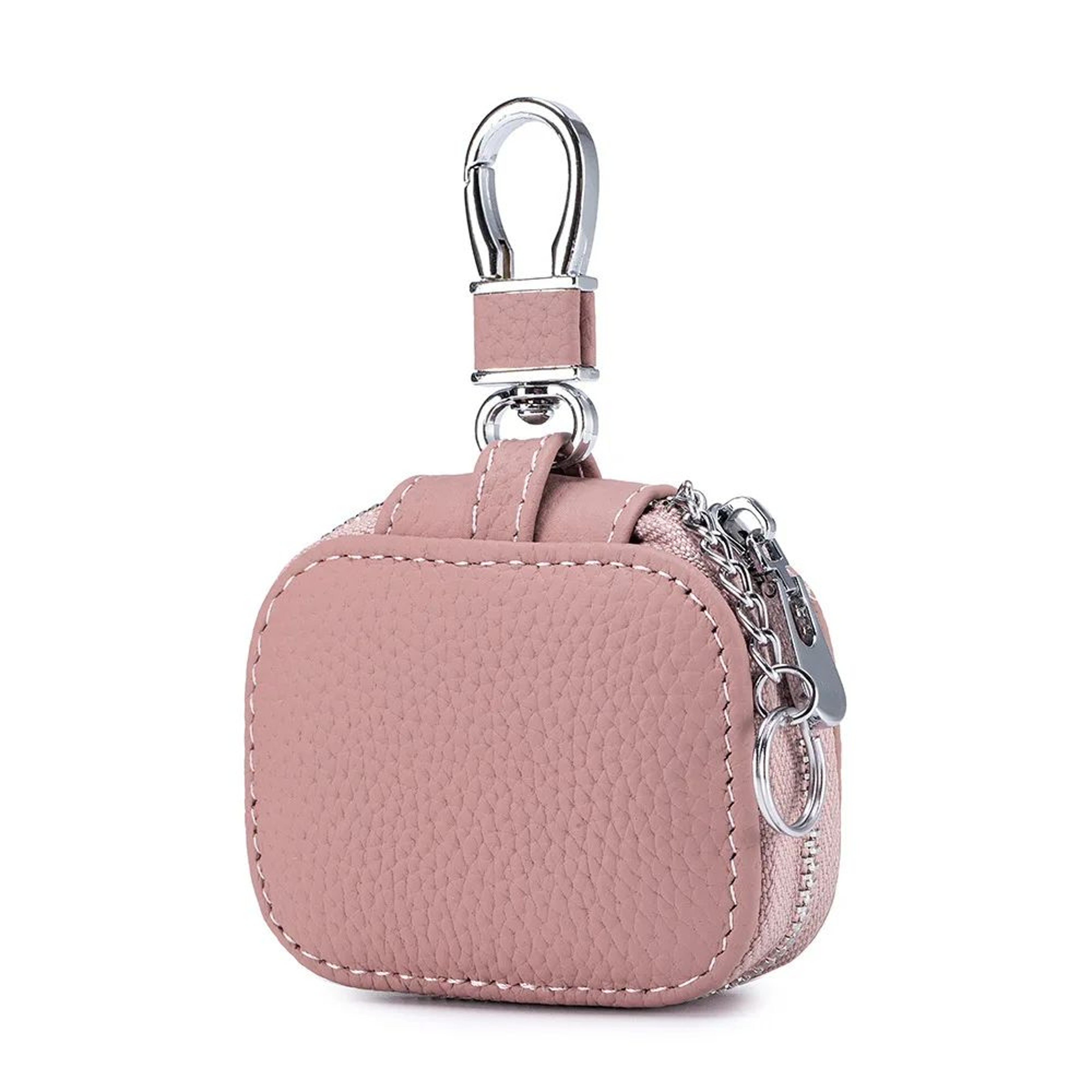 Premium Genuine Leather Key  Earphone Organizer Pouch  Universal Unisex Protective Case 10