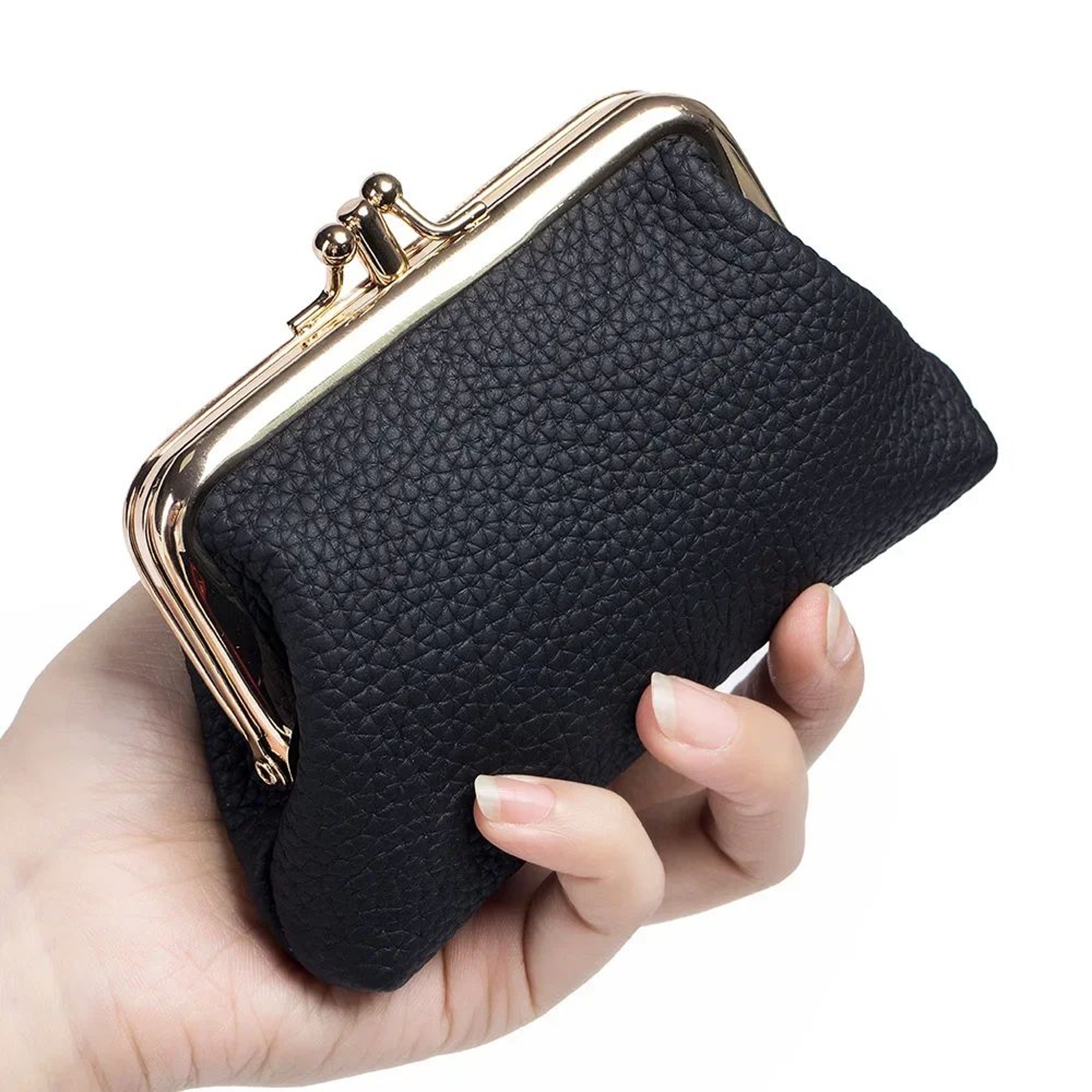 Everyday Genuine Leather Womens Wallet  Small Hasp Coin Purse With Roomy Change Storage 1