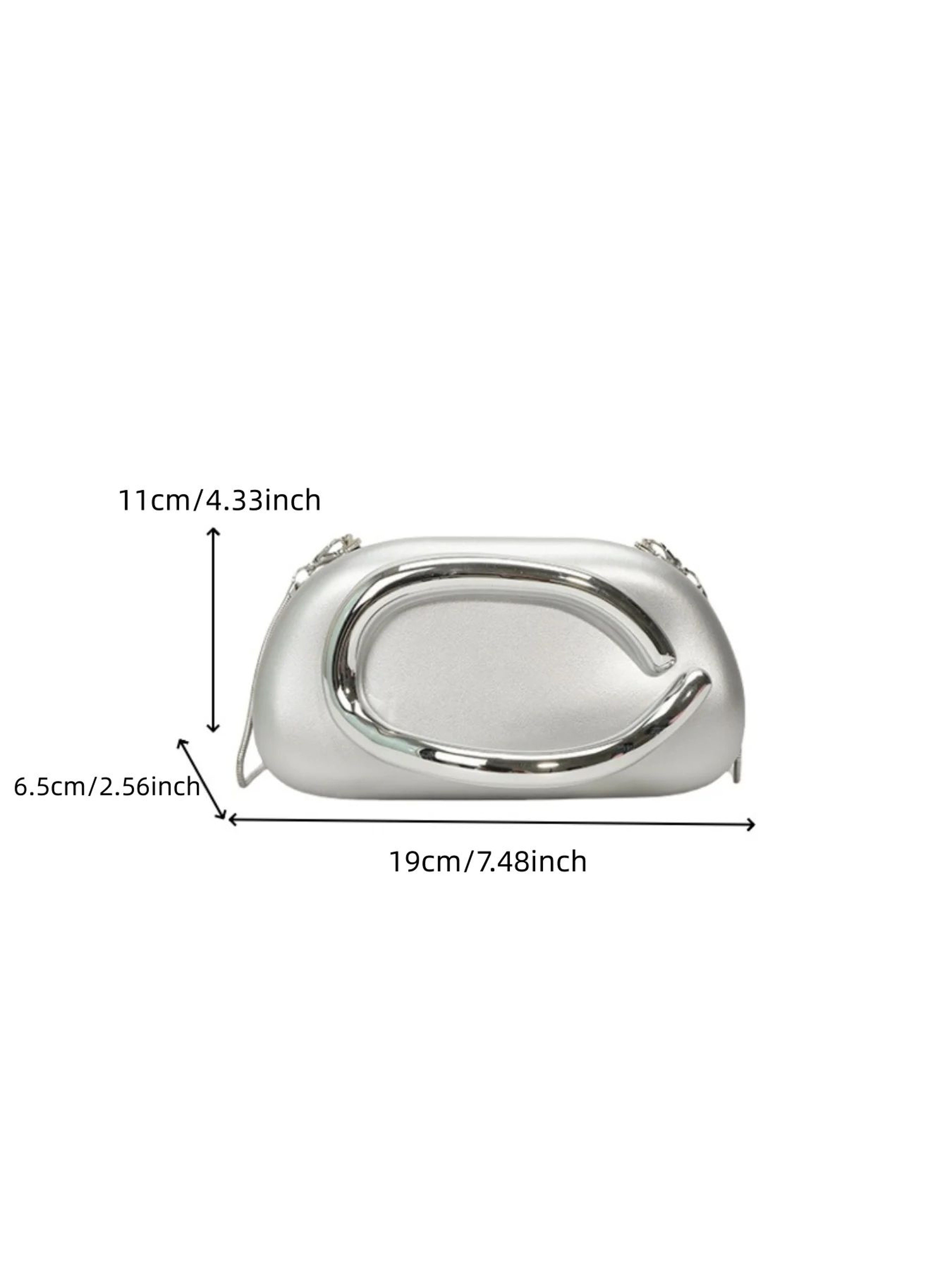 Elegant Satin Evening Clutch Bag With Chain Strap For Weddings And Parties 2