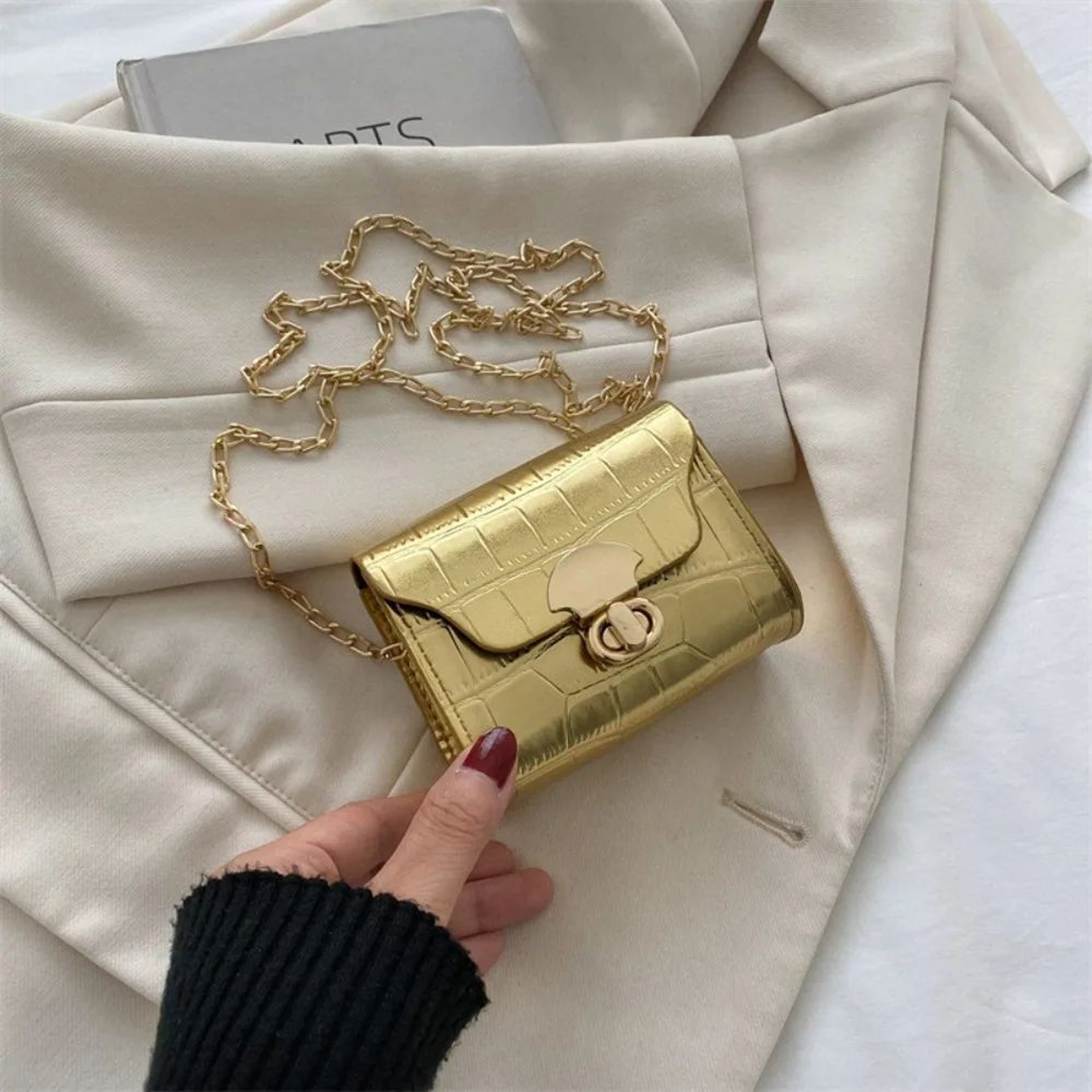 Mini Box Crossbody Bag For Essentials  Small Shoulder Mini Handbag 2