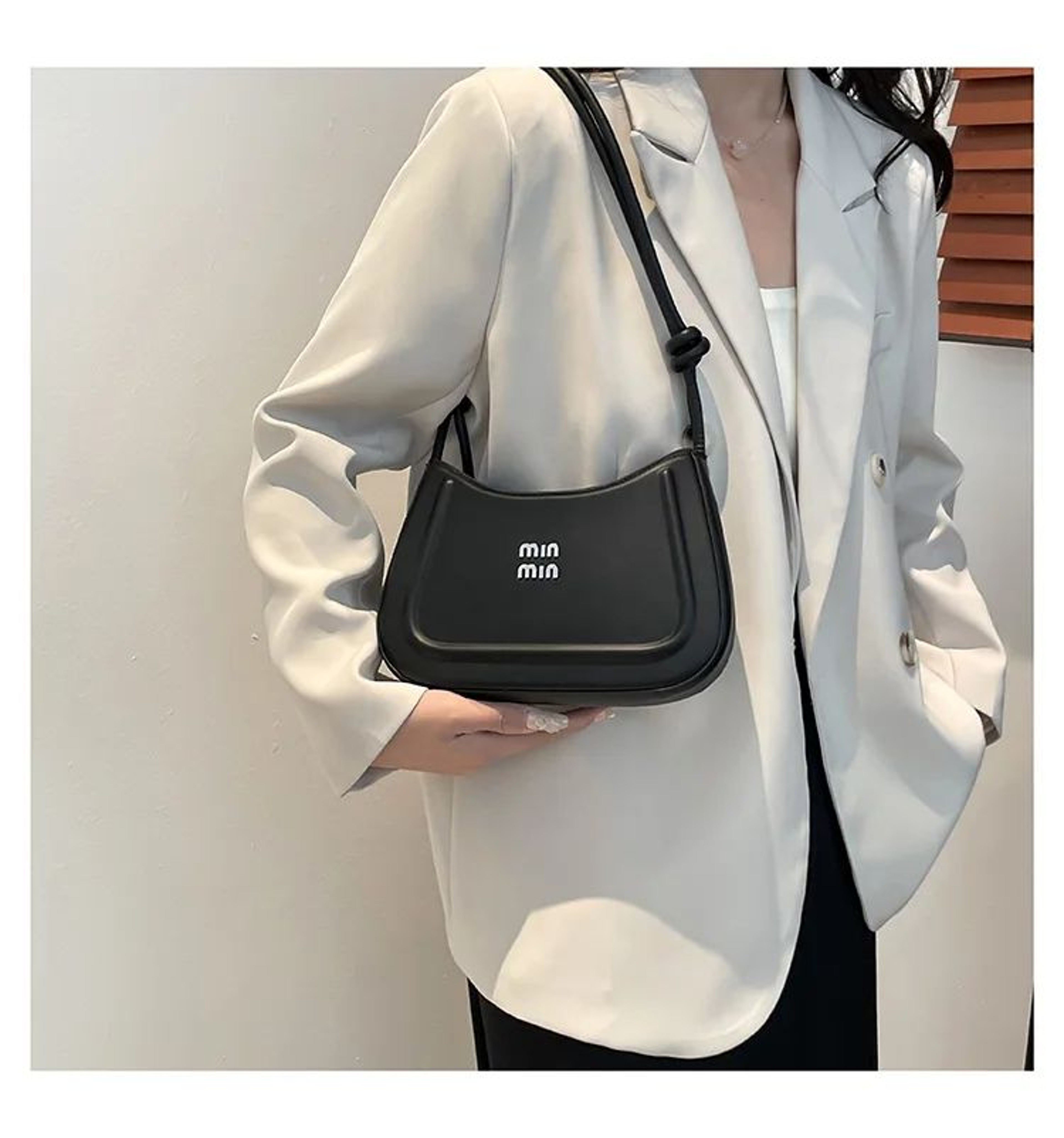 Autumn Luxe Crescent Crossbody Bag For Women  HighEnd Shoulder Handbag 5
