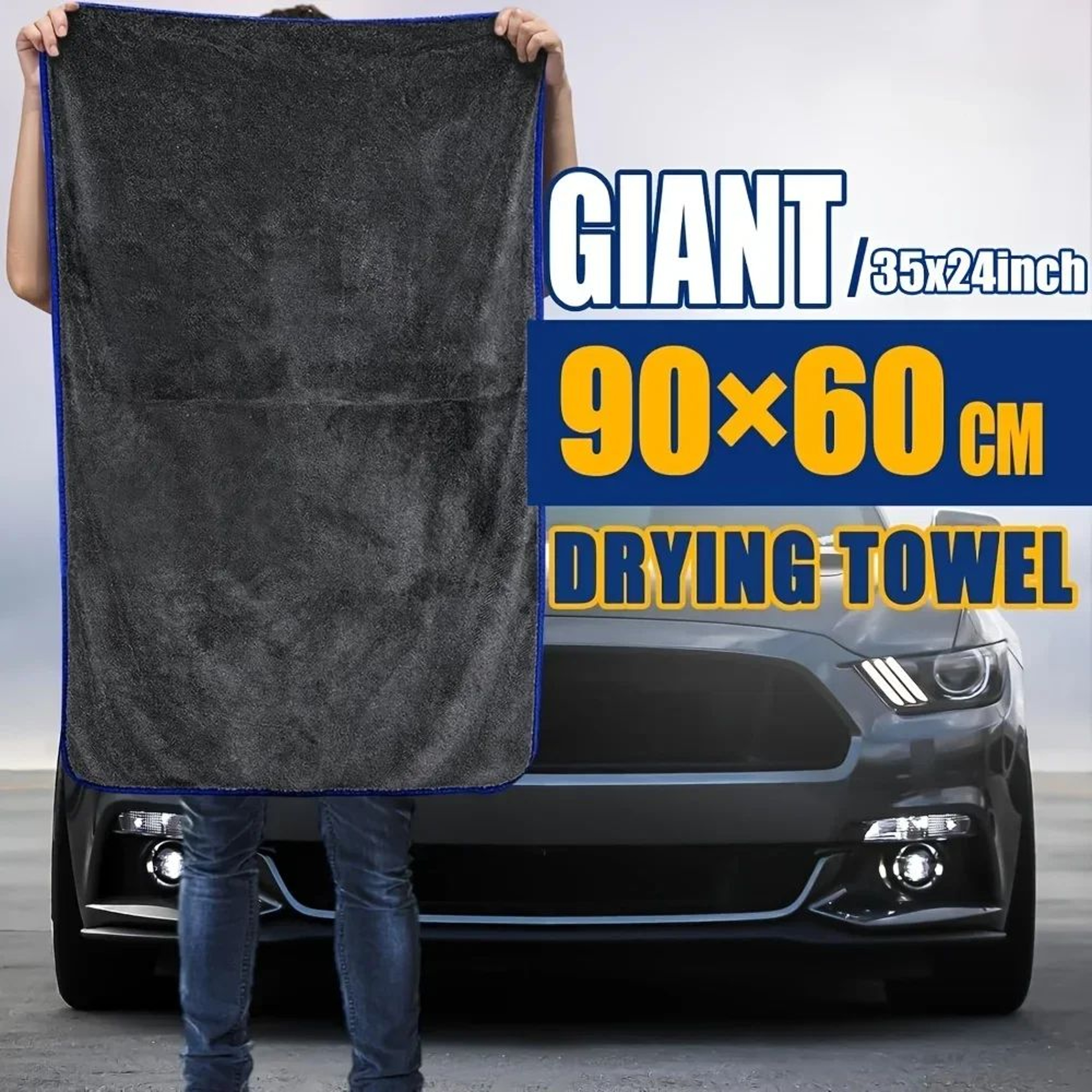 Premium UltraAbsorbent Extra Large Microfiber Drying Towel  QuickDry LintFree Car Drying Towel 0