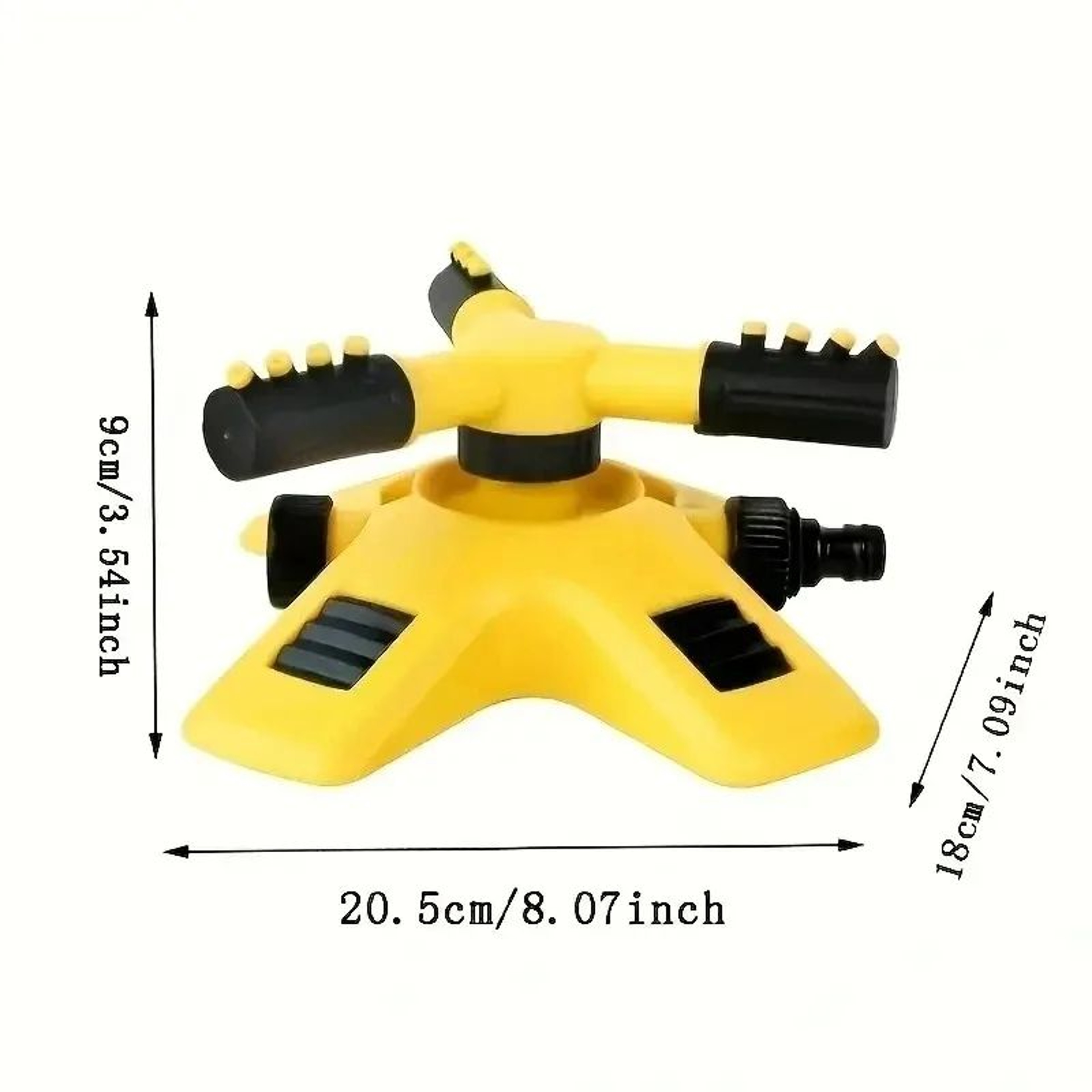 360 Rotating Lawn Sprinkler Set With Adjustable Spray Arms For LargeArea Watering 3