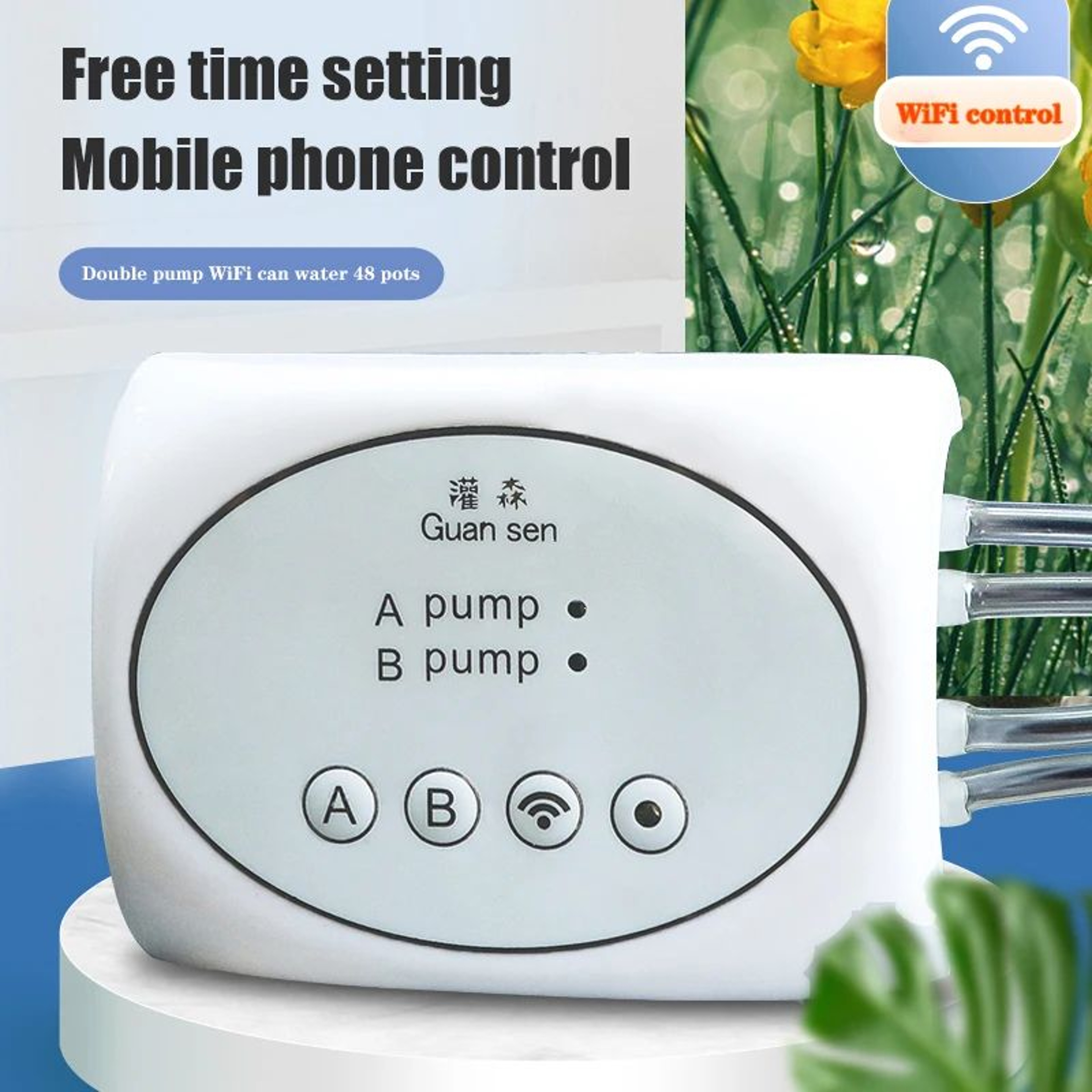 WiFi Smart Garden Irrigation Controller Kit  AppControlled Automatic Drip Watering Timer 2