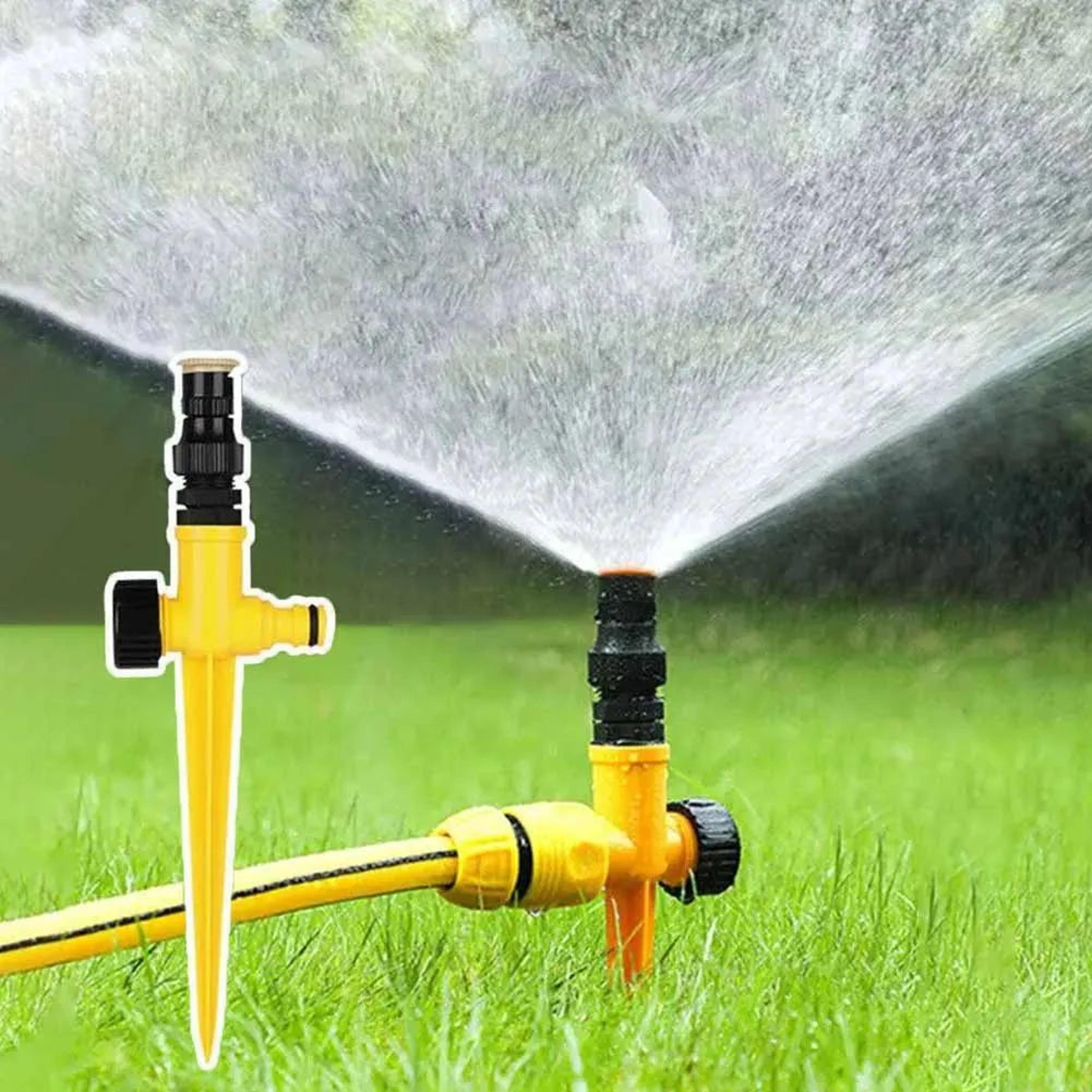 360 Degree Rotating Lawn Sprinkler For LargeArea Garden Irrigation 2