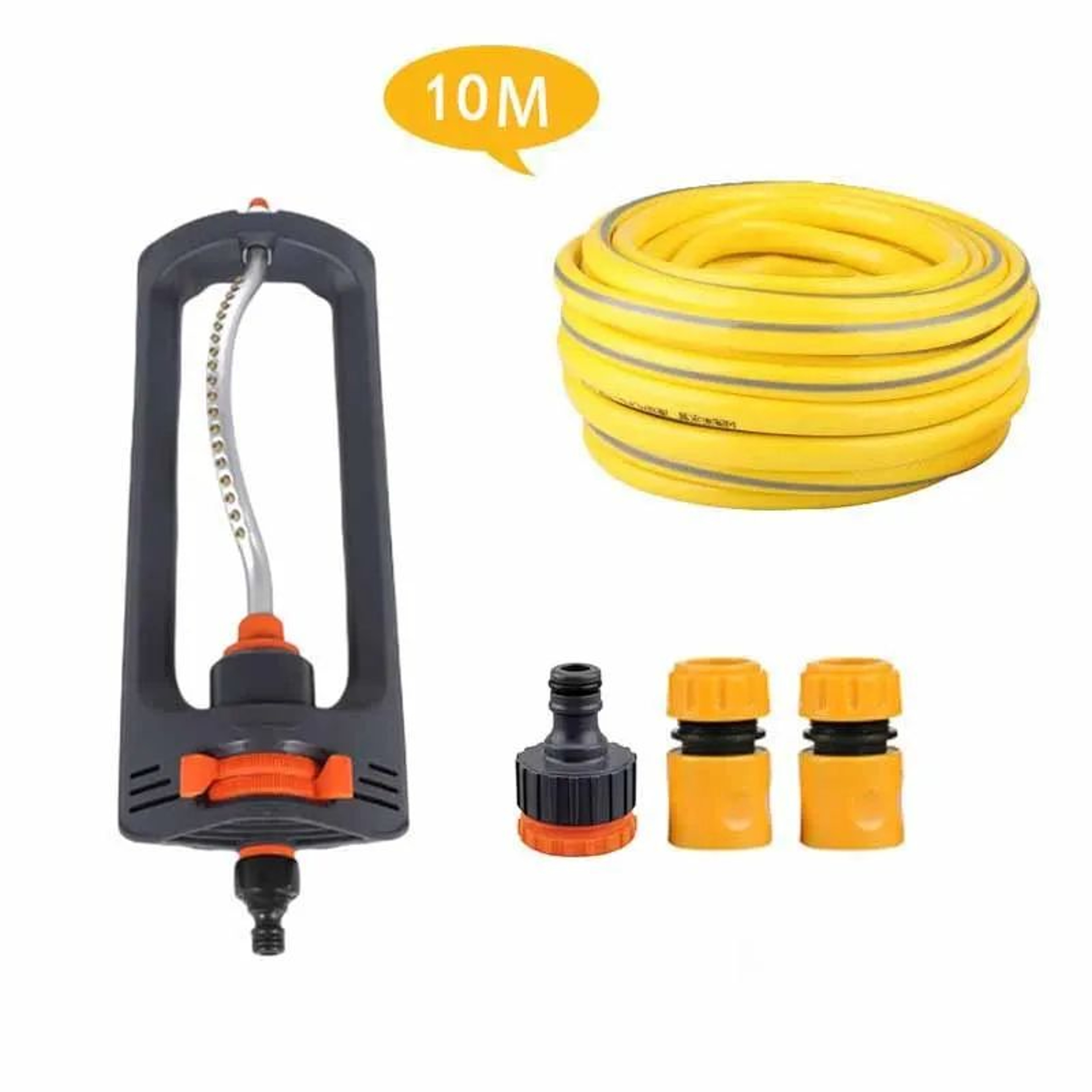 4Mode Oscillating Lawn Sprinkler With 19 Nozzles For WideCoverage Yard  Garden Watering 0