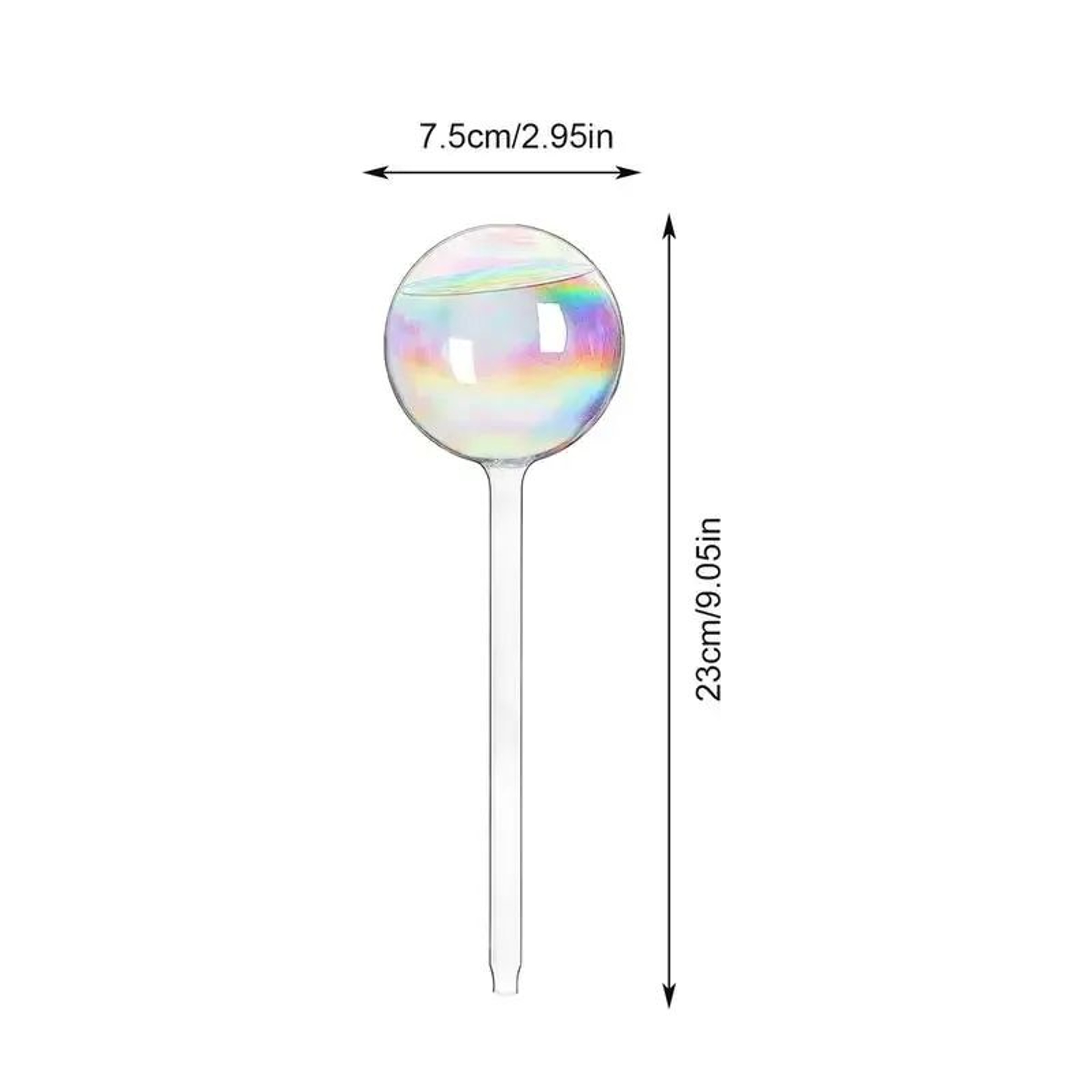 Glass SelfWatering Bulb Spikes For Potted Plants  SlowRelease Plant Watering Globes 12 Pack 2