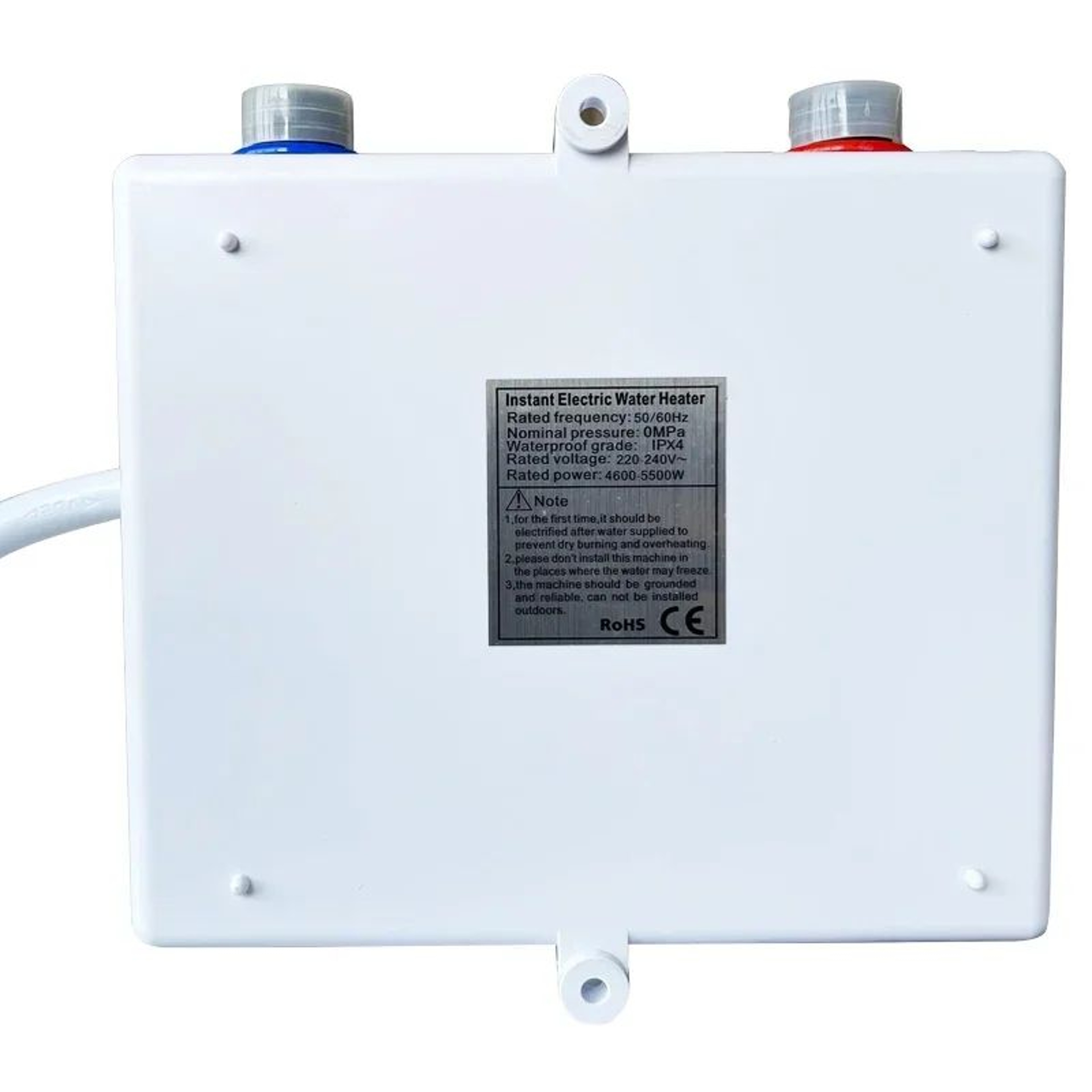 RapidHeat 4600W Instant Tankless Water Heater With EU Plug  Portable Electric Hot Water System 5