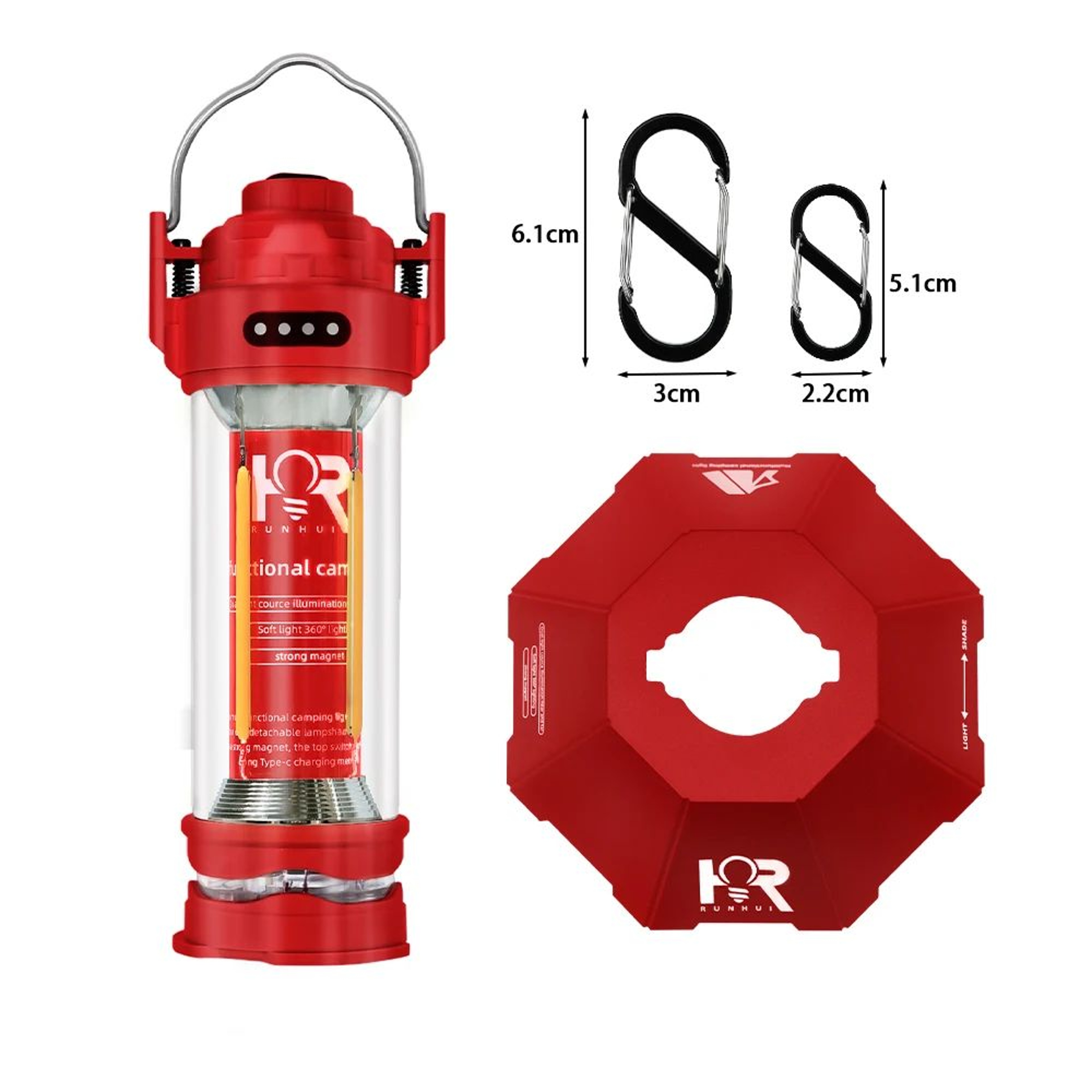 DOTWISE Retro LED Camping Lantern With 3000mAh Rechargeable Battery 10