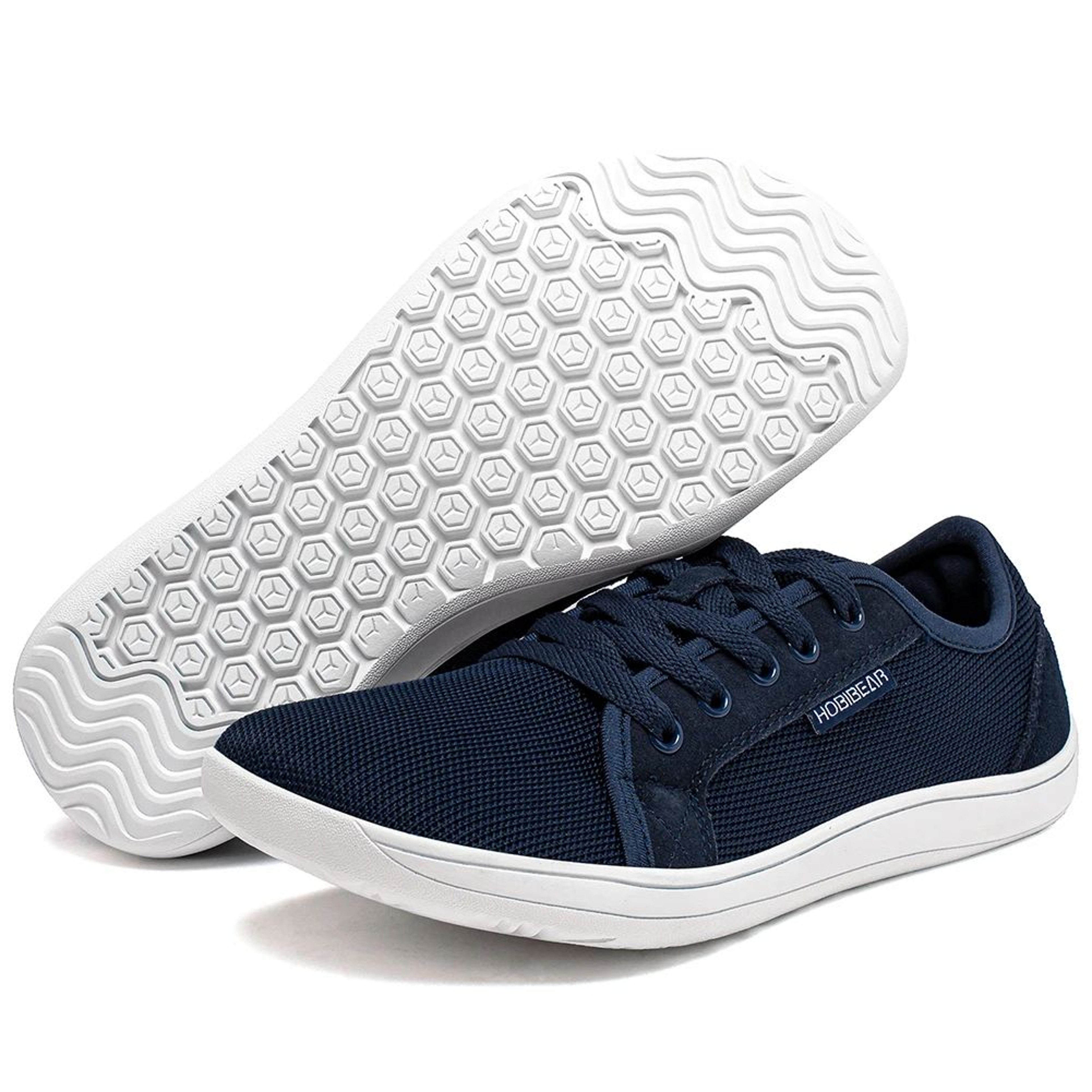 HOBIBEAR Wide Toe Box Barefoot Shoes  Zero Drop Trail  Minimalist Walking Sneakers Unisex 8
