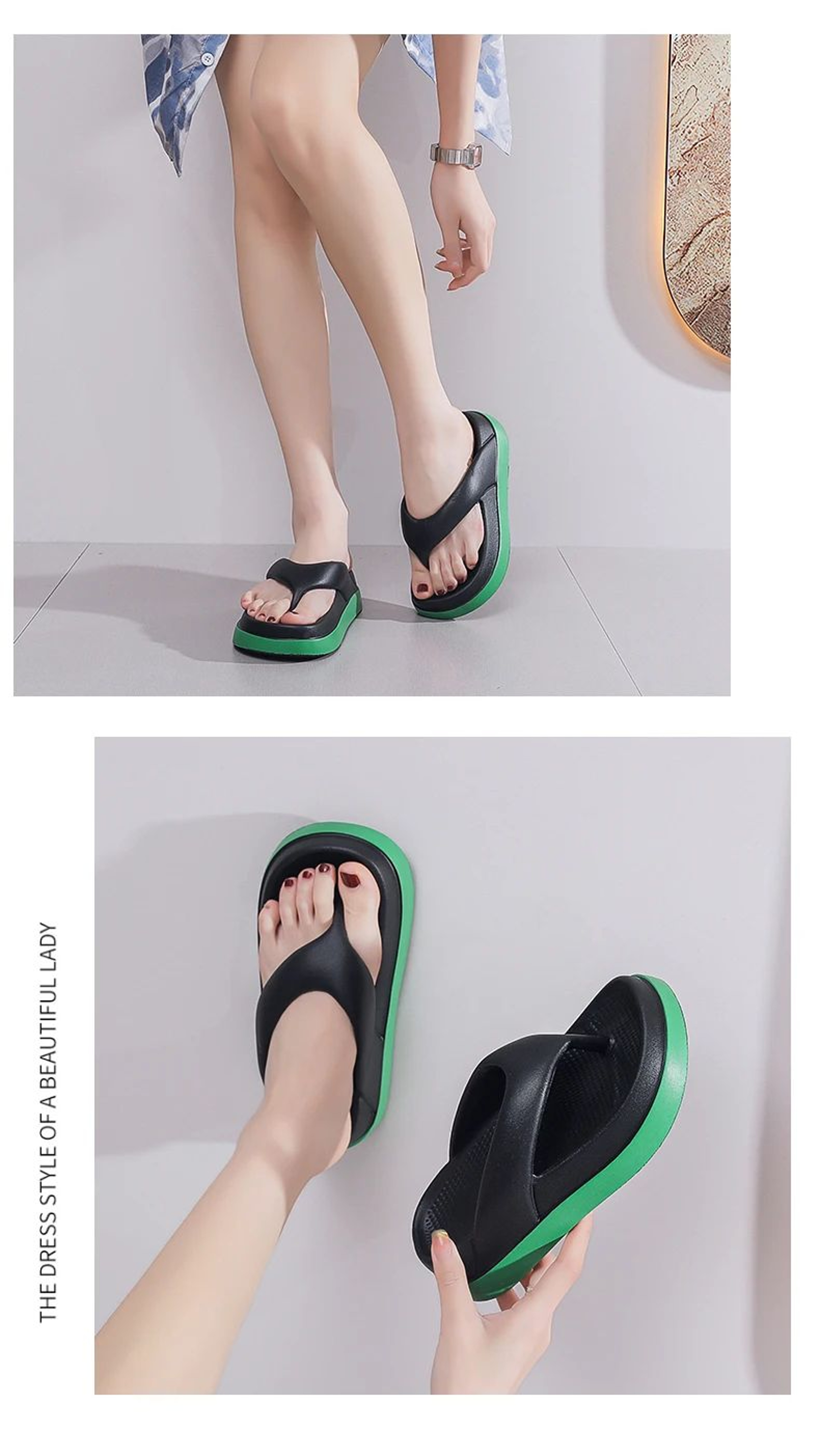 Everyday Comfort Platform Sandals  Trendy Womens Summer FlipFlops 22