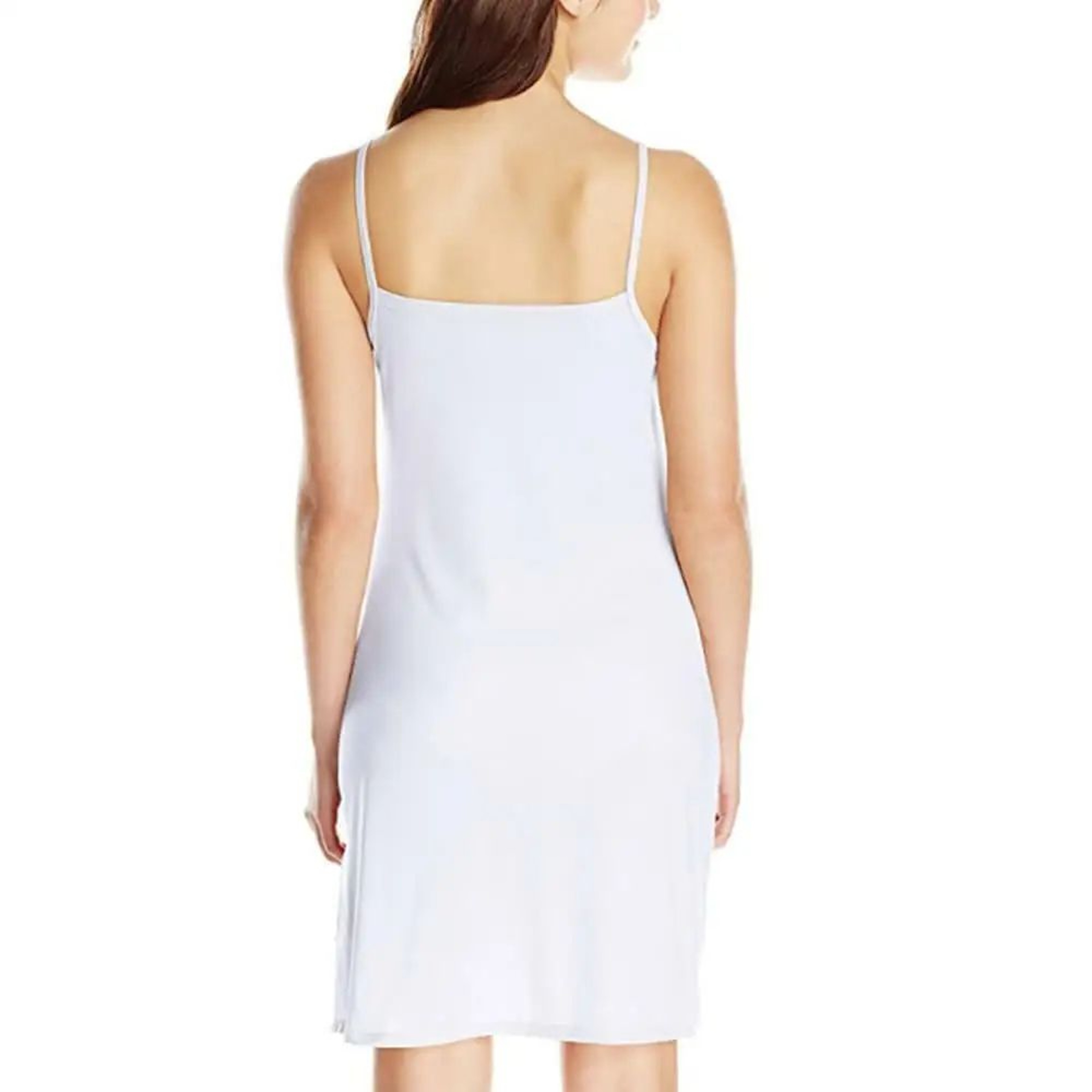 Ice Silk Seamless Full Slip Dress For Women  Lightweight Plus Size Petticoat Underskirt 2
