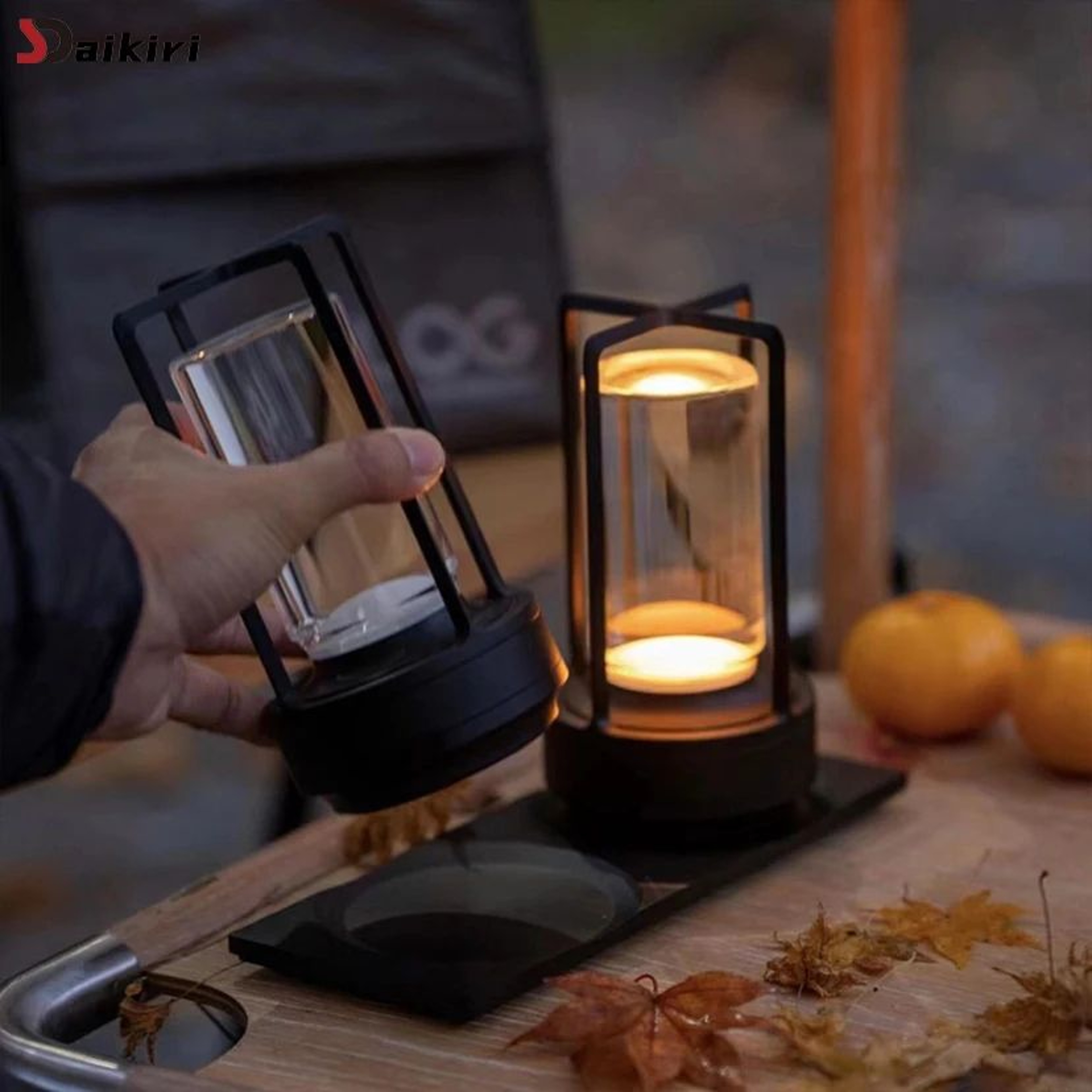 CrystalGlow Rechargeable Touch Lamp  Cordless Table Light For Ambient Nights 1