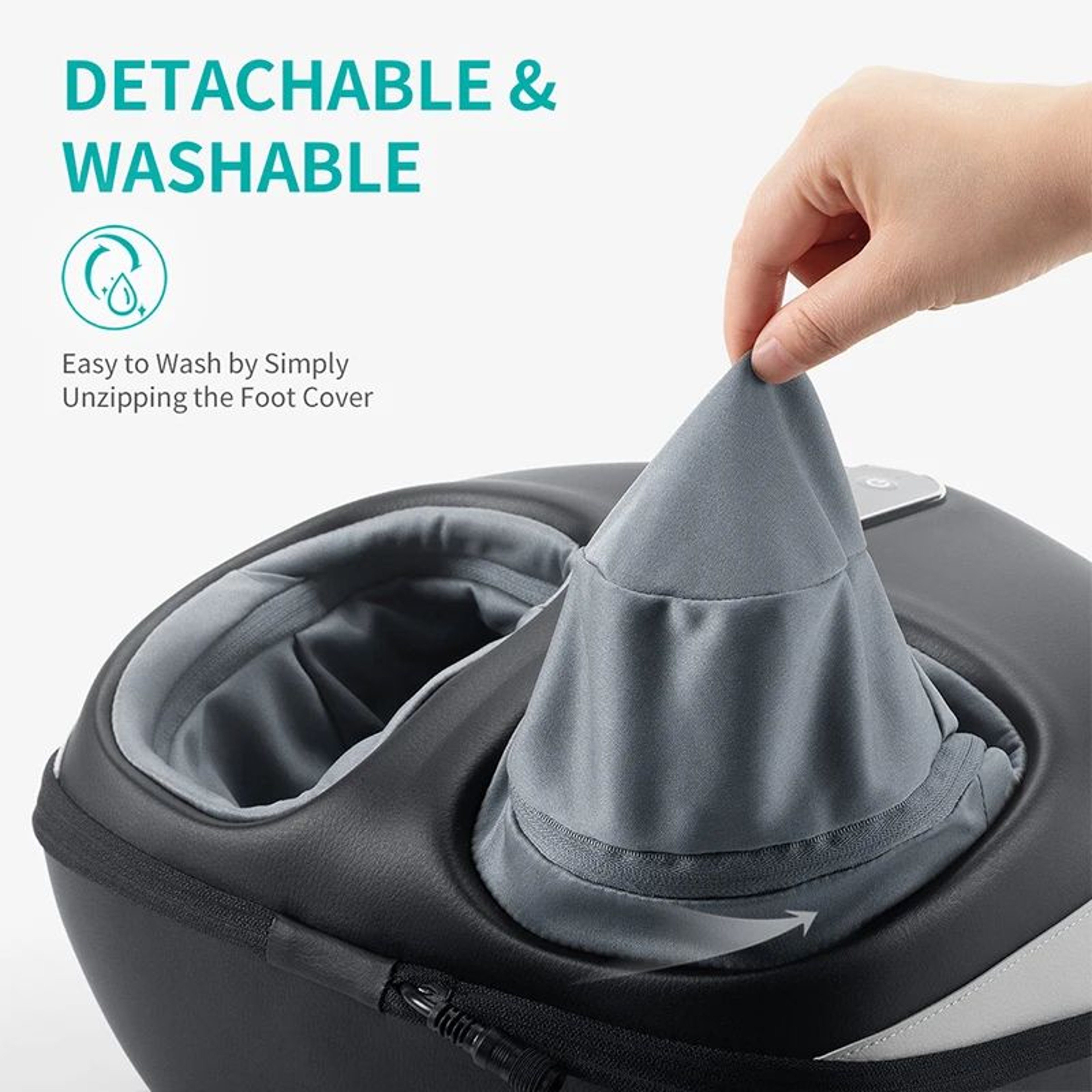 Ultimate DeepRelax Foot Massager Machine  Shiatsu Kneading Air Compression  Heat Therapy 3