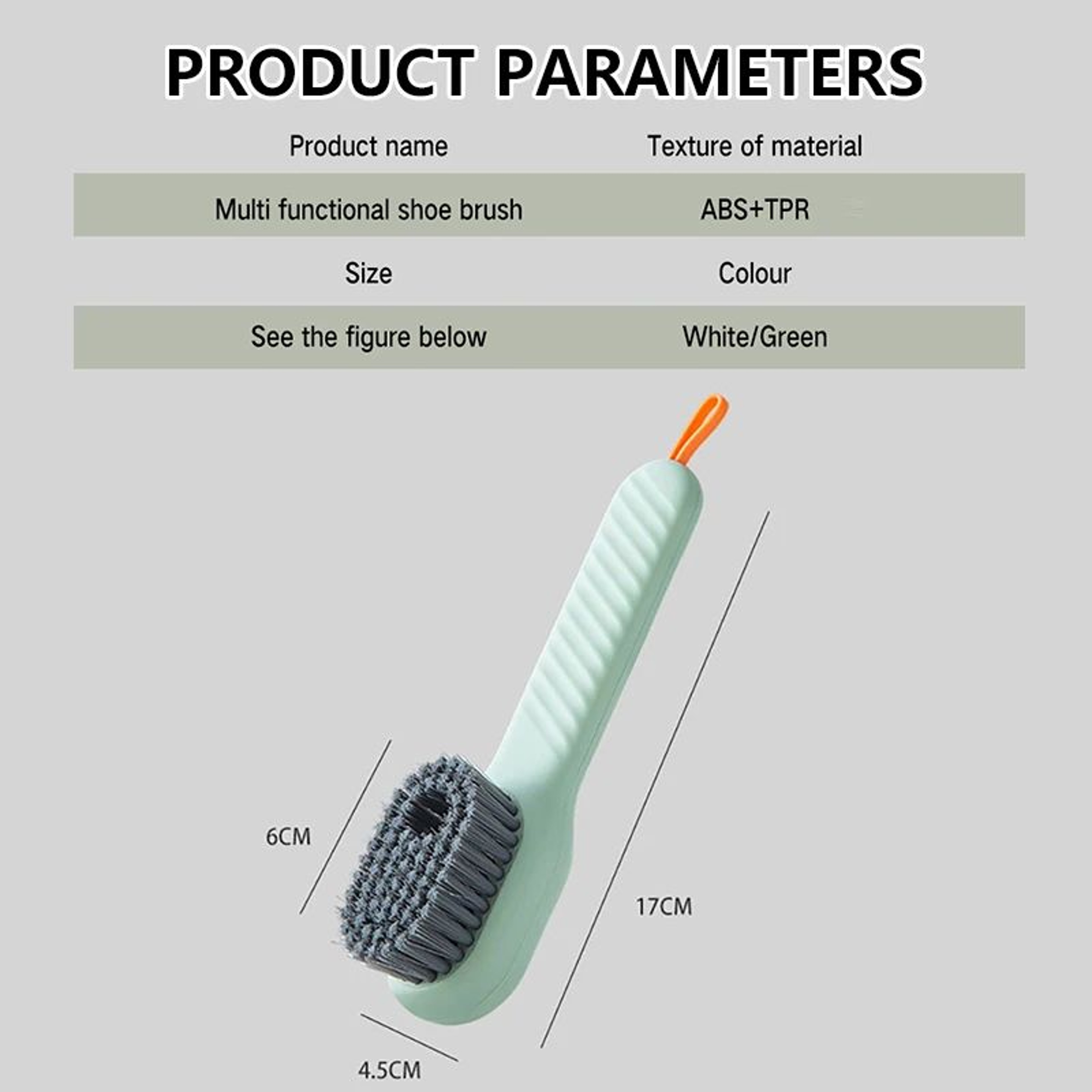 Premium SoftBristled Shoe  Clothes Cleaning Brush With BuiltIn Liquid Dispensing 5
