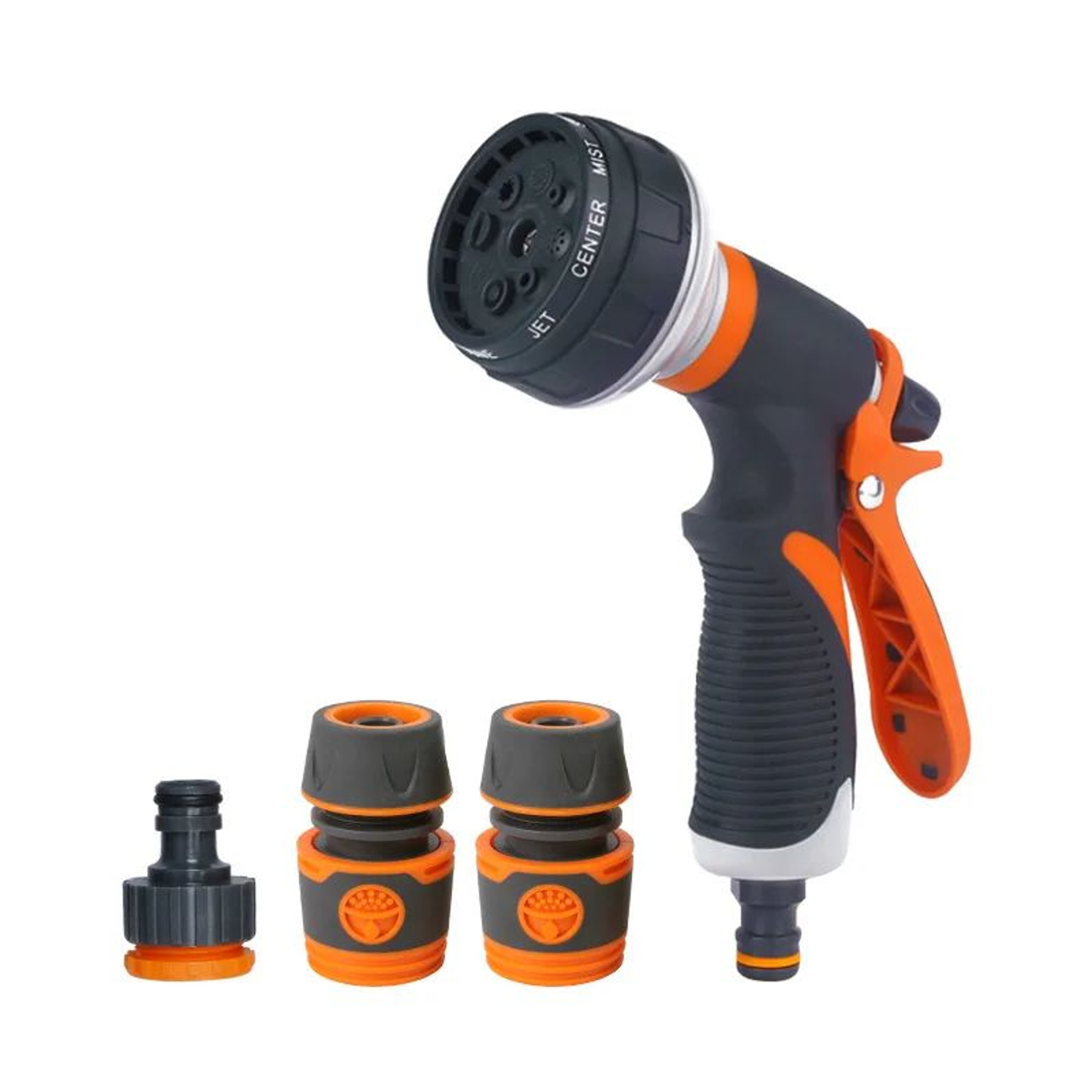 8Mode HighPressure Garden Hose Nozzle  Adjustable Watering Gun For Lawn  Plants 7