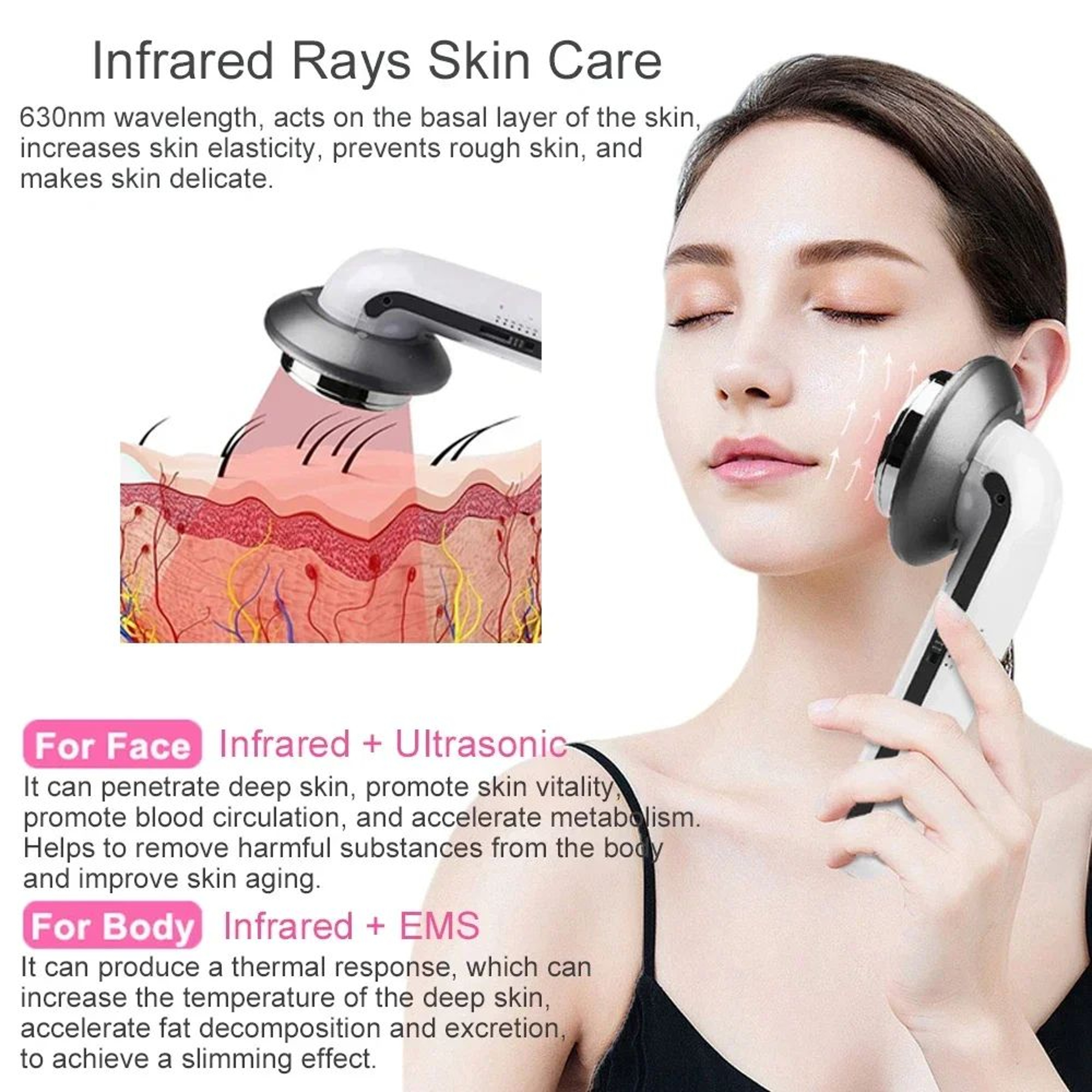 Advanced 3in1 Ultrasonic Cavitation Machine Body Sculptor  Cellulite Removal Device EMS  Infrared S 3