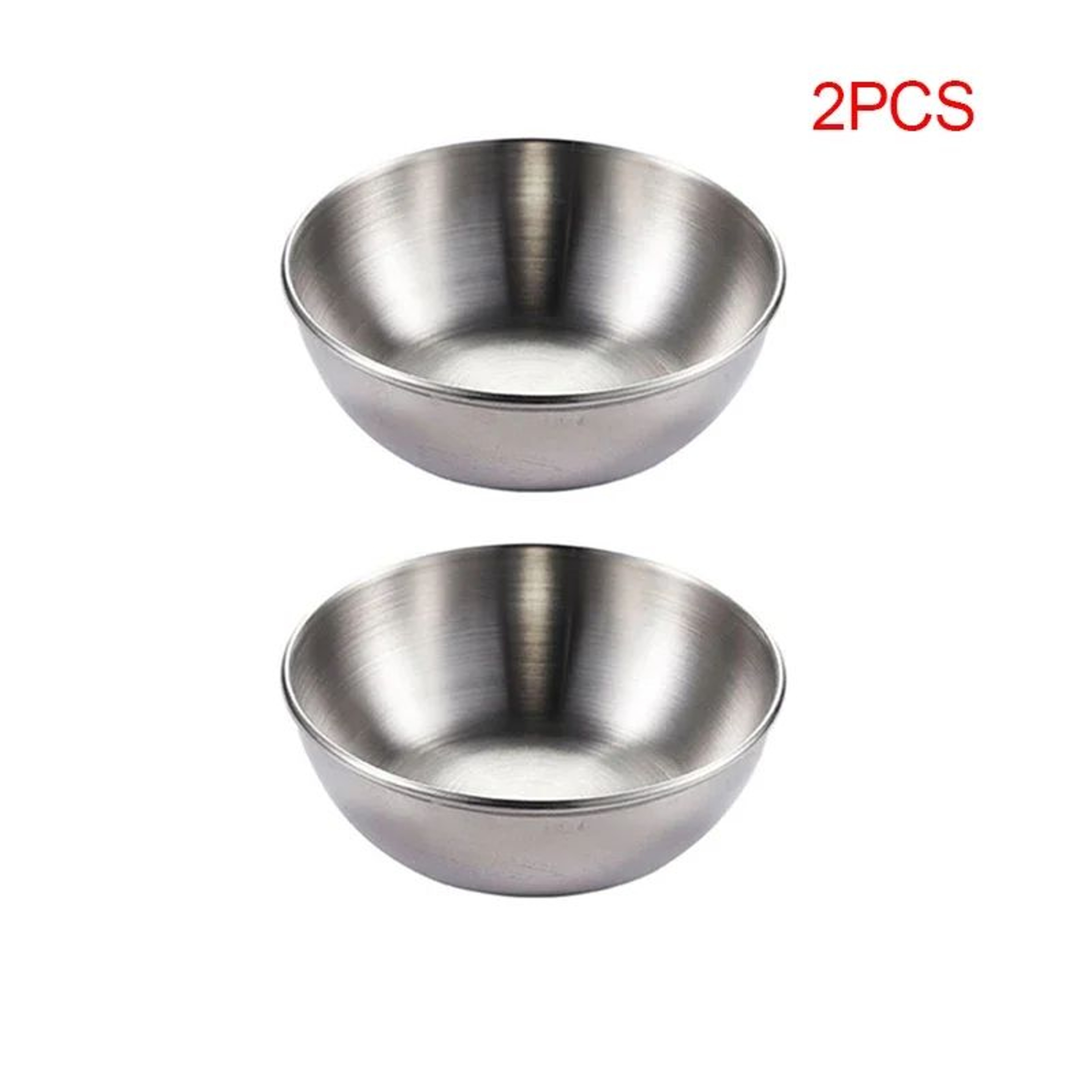 Elegant Stainless Steel Golden Sauce  Appetizer Serving Dishes Set 6