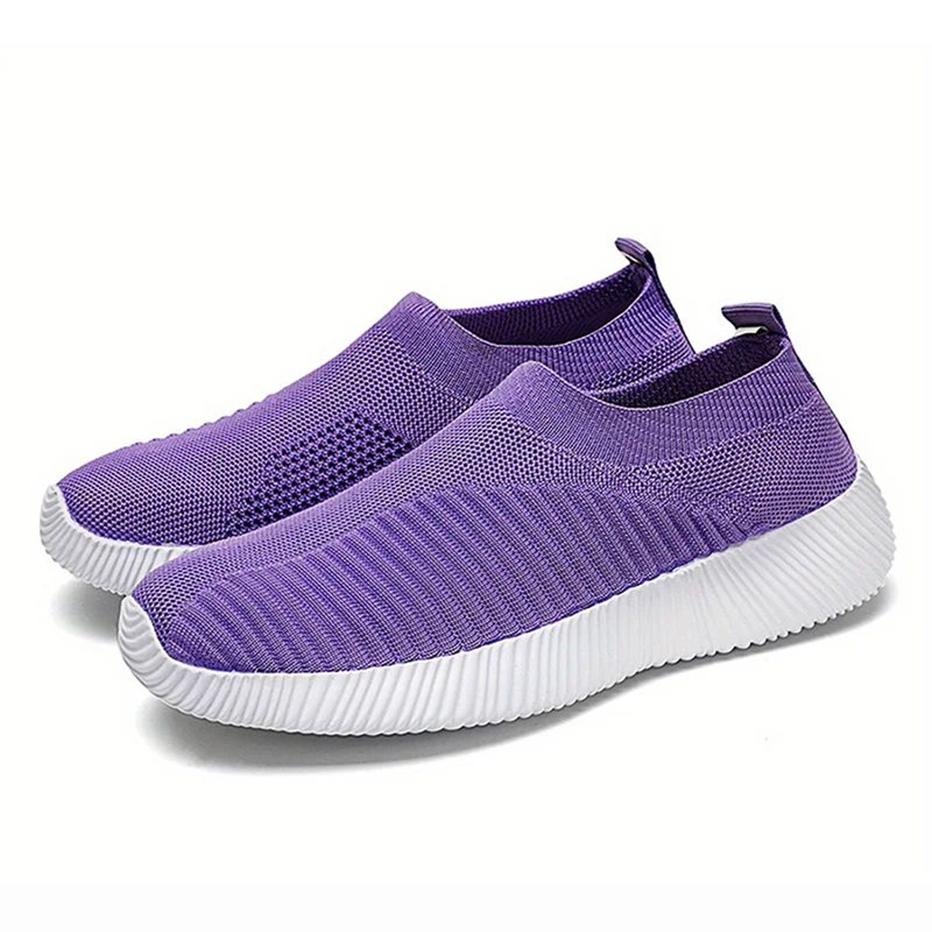Everyday Comfort Womens Breathable SockFit SlipOn Sneakers 1