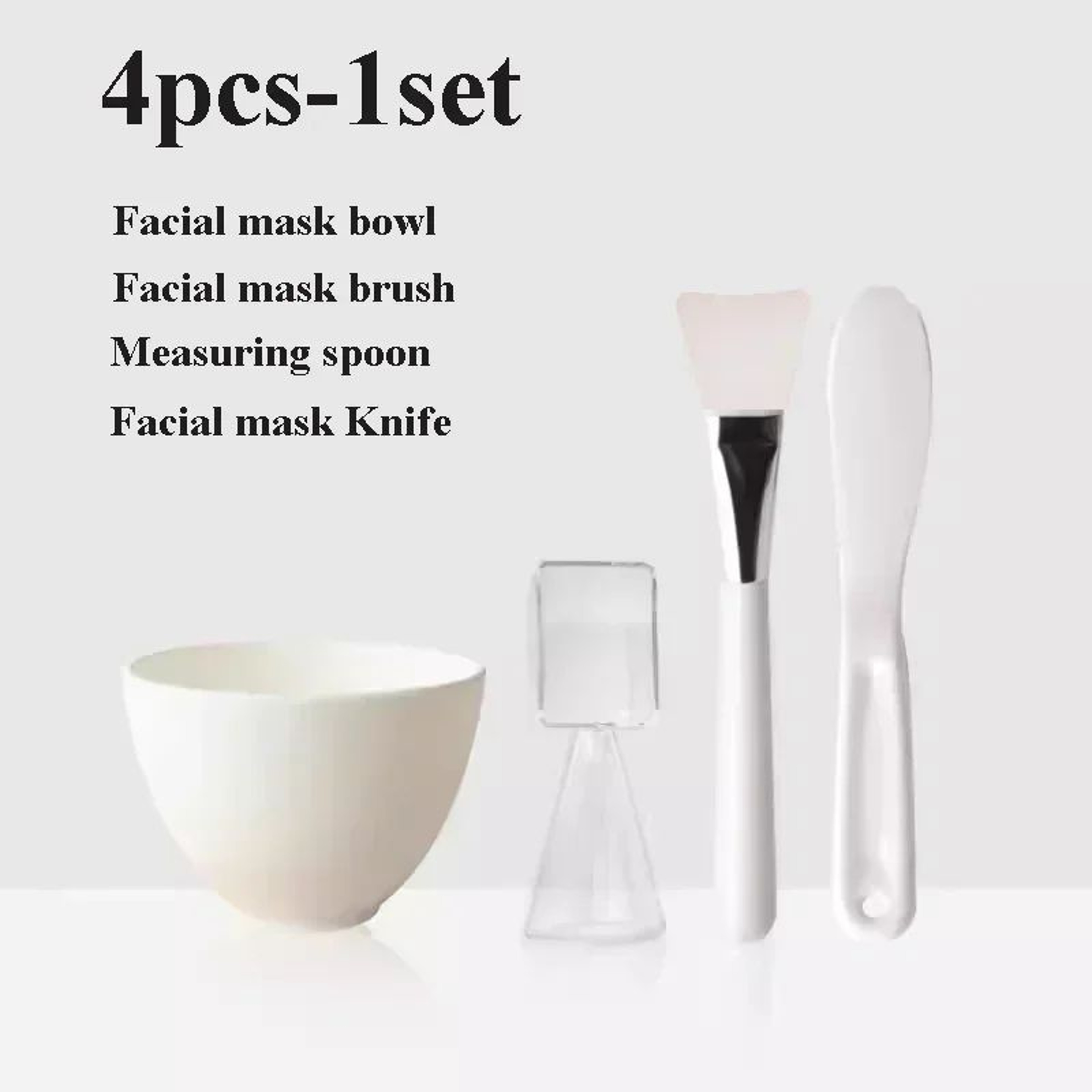 Silicone Face Mask Mixing Bowl Set With Brush  Spatula  DIY Skincare Mixing Tools 6