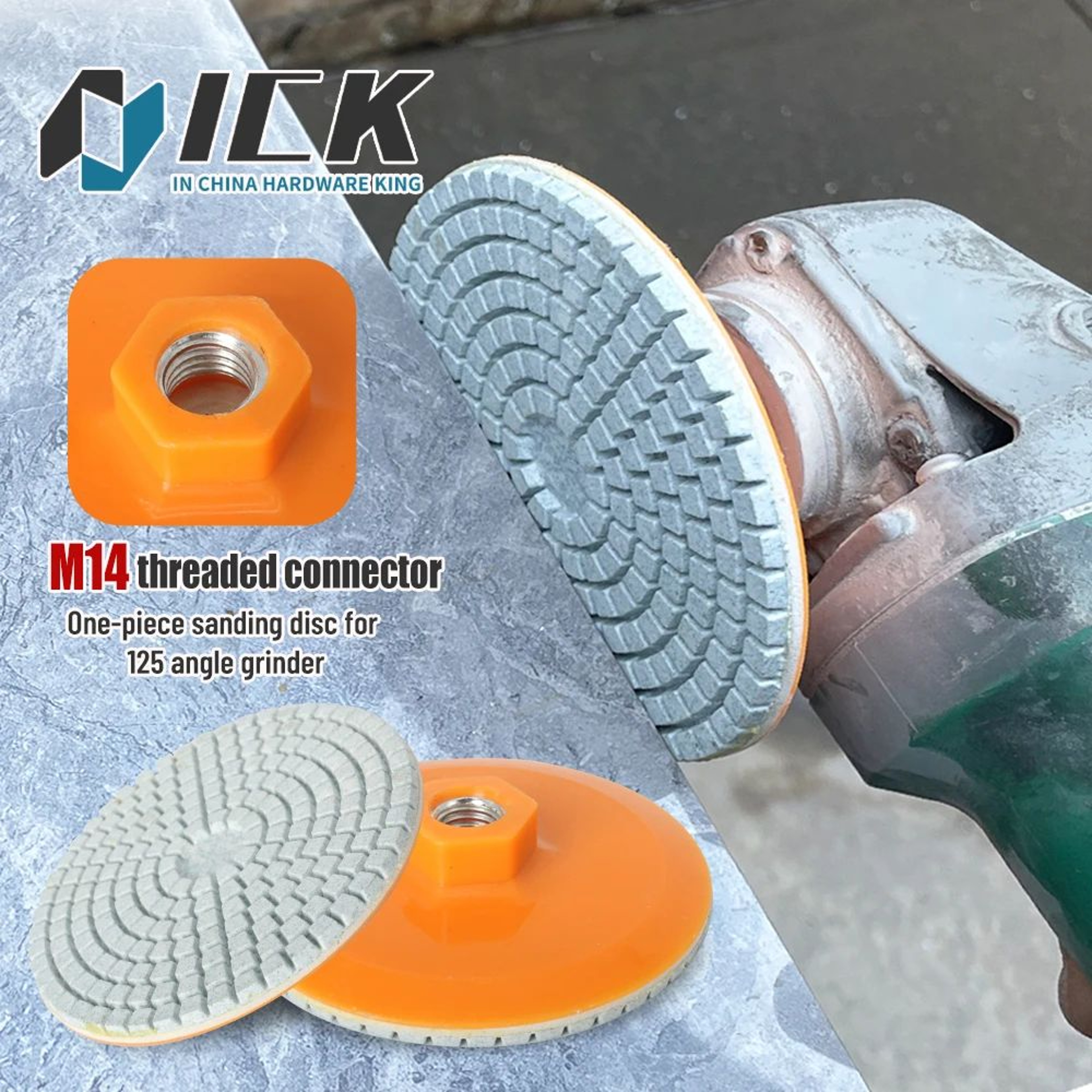 Premium 125 Mm Angle Grinder Polishing Disc For Ceramic Tile Marble  Granite Edge Finishing 0