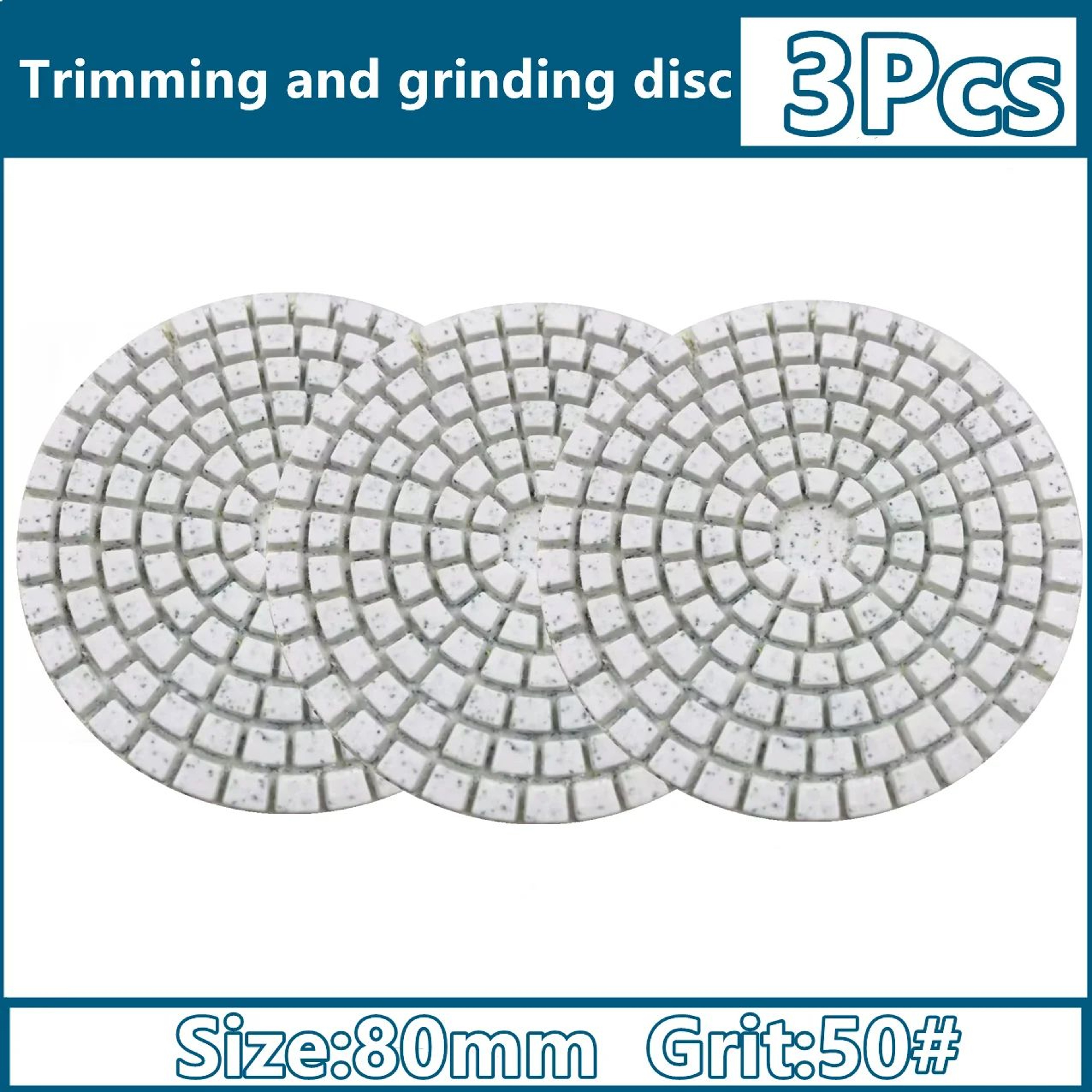 Premium 80mm M14 Angle Grinder Tile Trimming  Polishing Disc For Marble Porcelain  Granite Edges 12