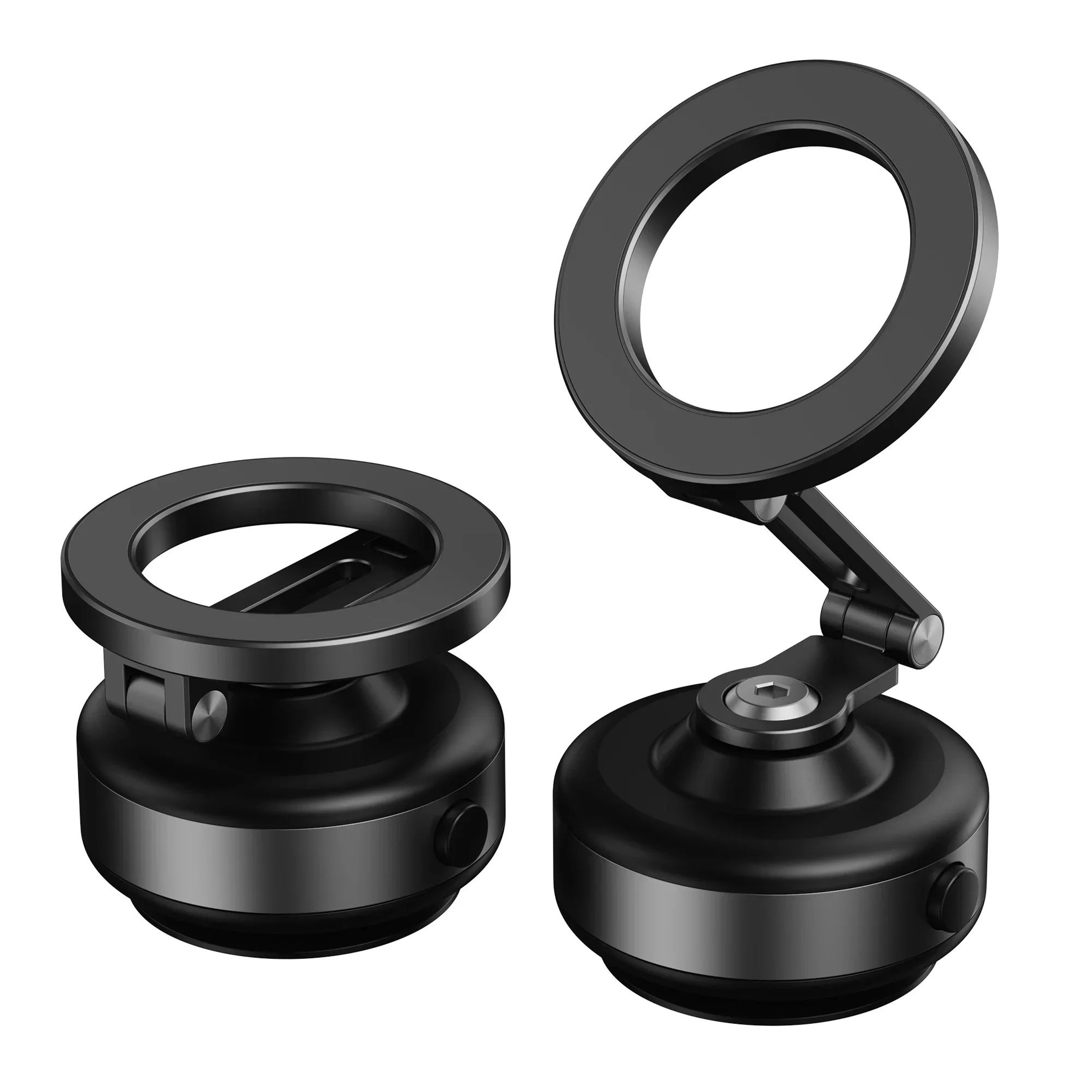 Universal 360 Magnetic Car Phone Mount With Vacuum Suction Grip 1